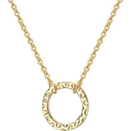 Collar Choker Delicado Lcherry Oro 14K Hipoalergénico Mujeres