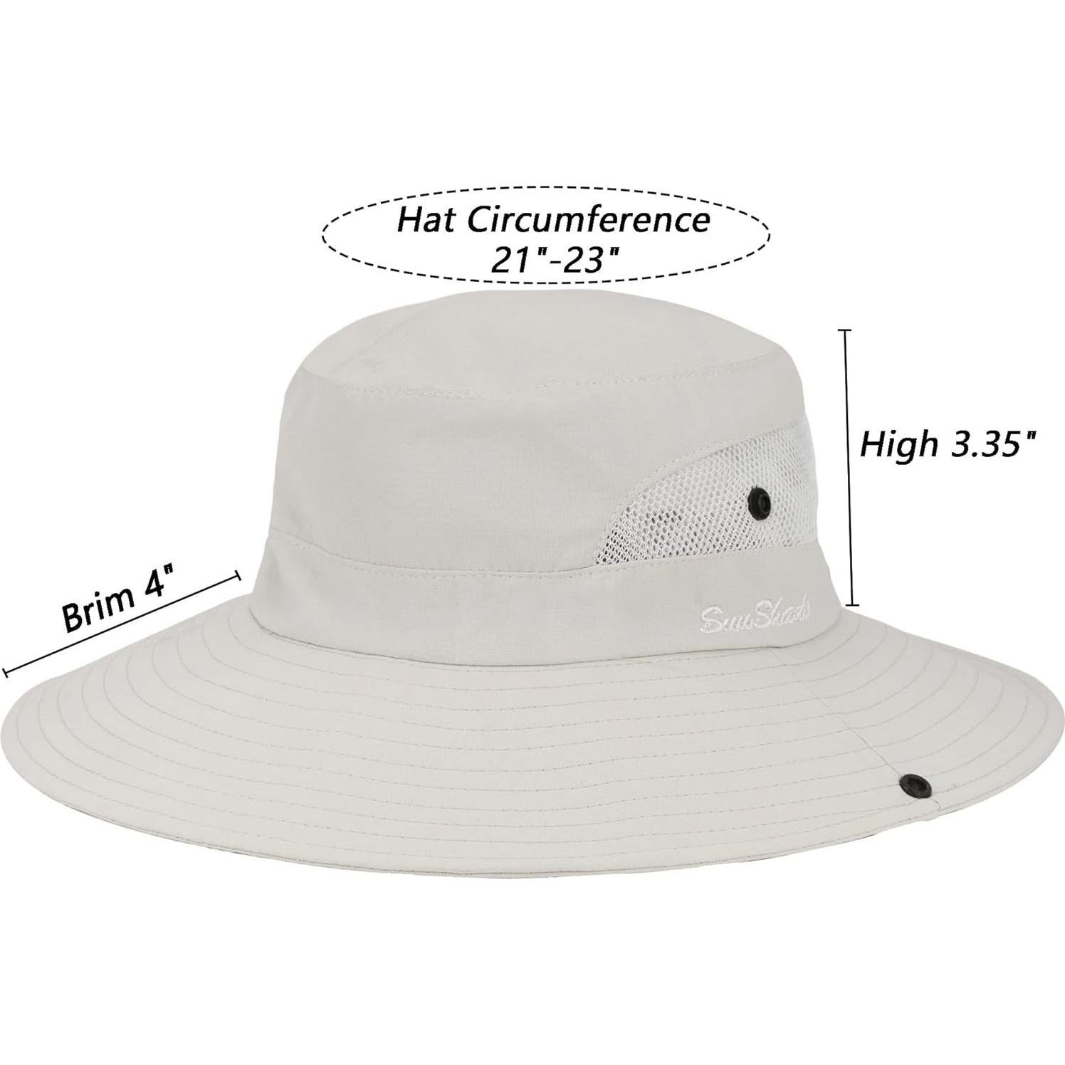 Sombrero de Sol Plegable para Mujeres con Agujero para Coleta