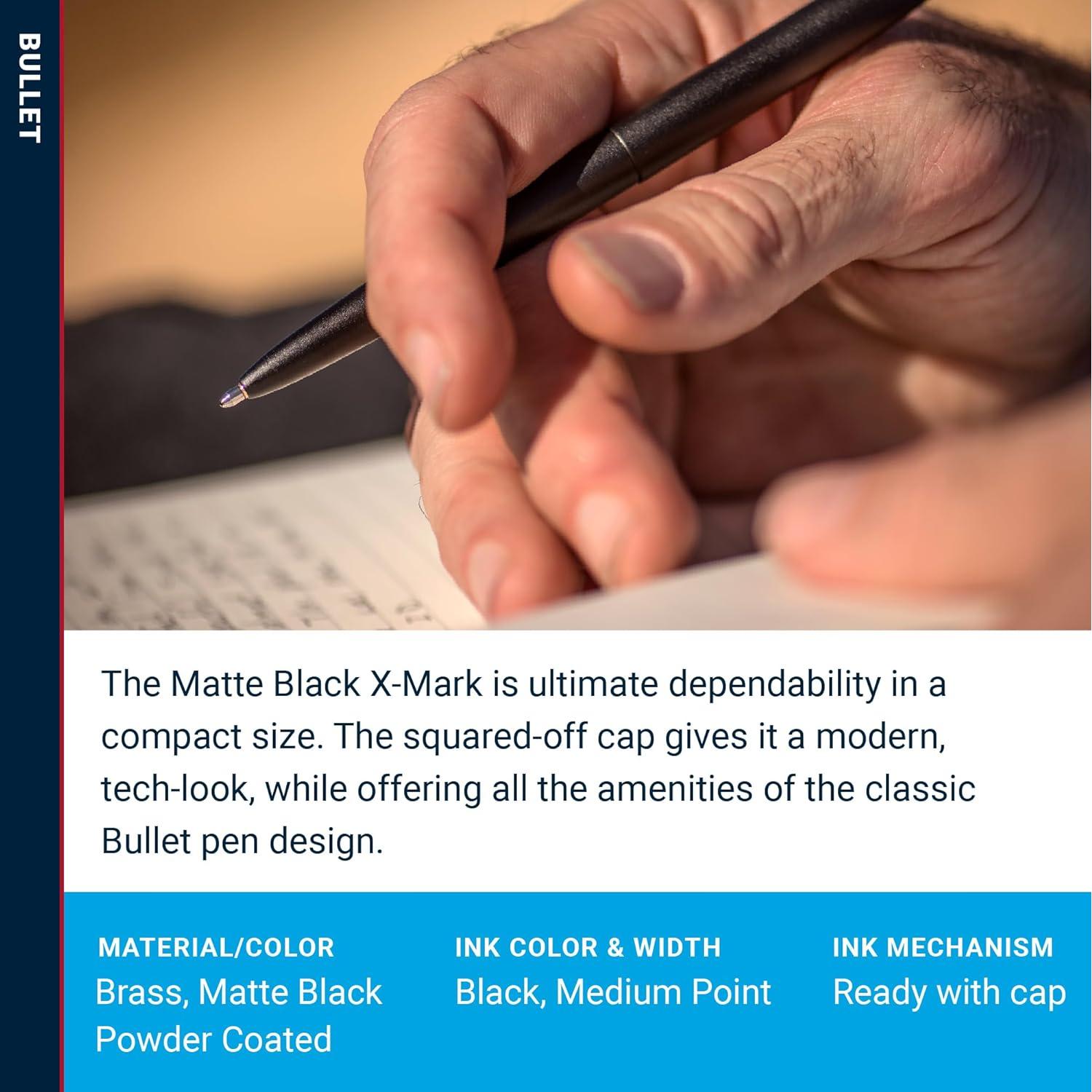 Bolígrafo Fisher Space Pen Bullet X-Mark Negro Mate