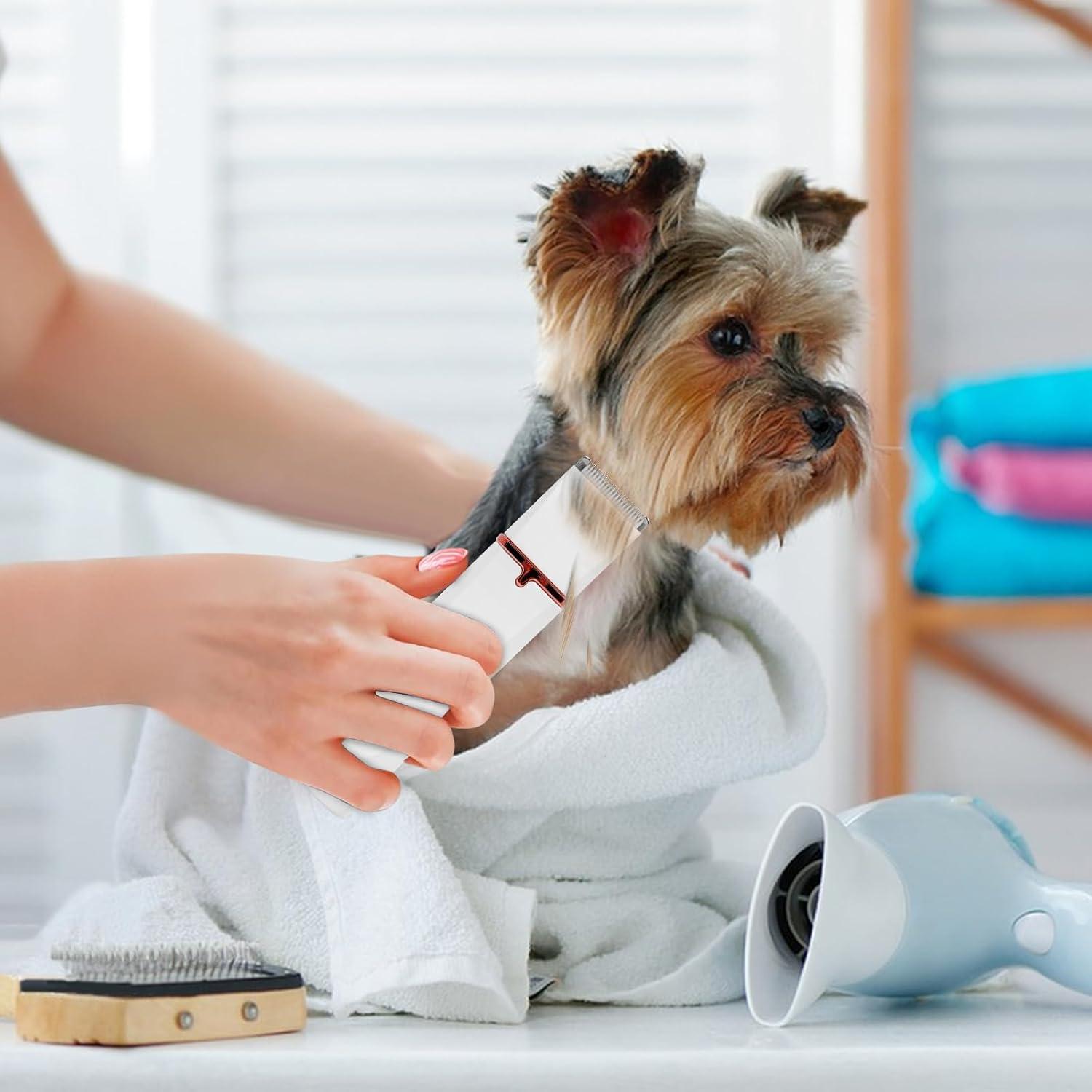 Kit de Aseo Eléctrico Wellehomi 4 en 1 para Perros y Gatos