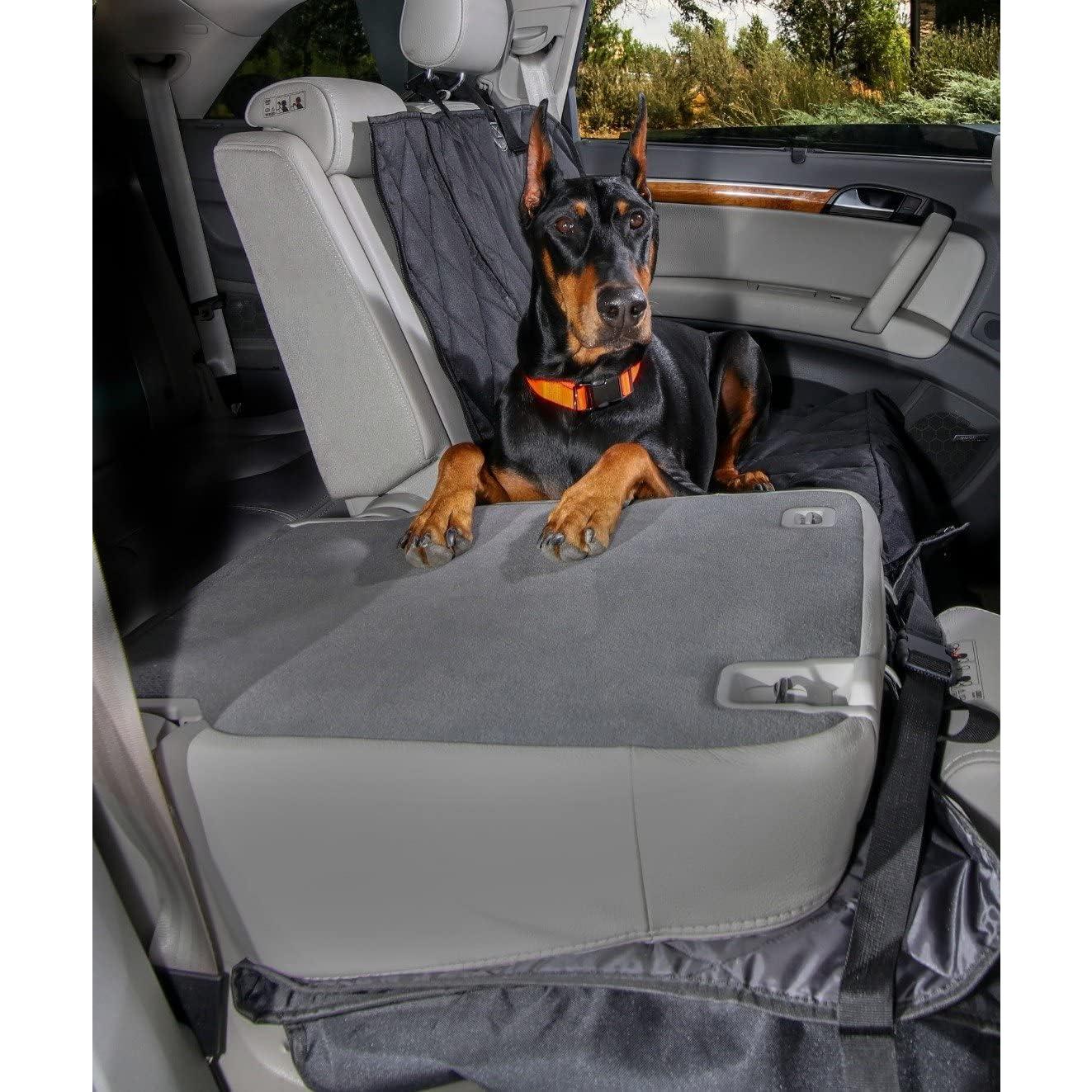 Cubierta de Asiento para Perros 4Knines Extra Grande Negra