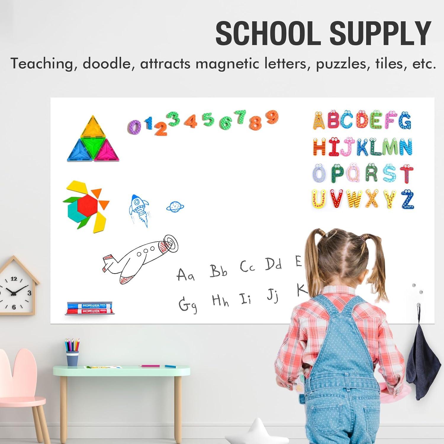 Papel Contacto Pizarra Blanca Magnética HOMiDEK 30x45 cm