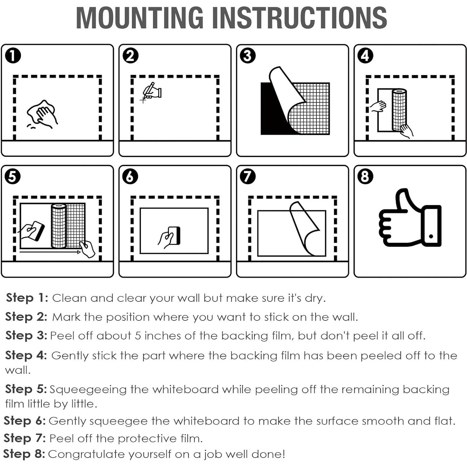 Papel Contacto Pizarra Blanca Magnética HOMiDEK 30x45 cm