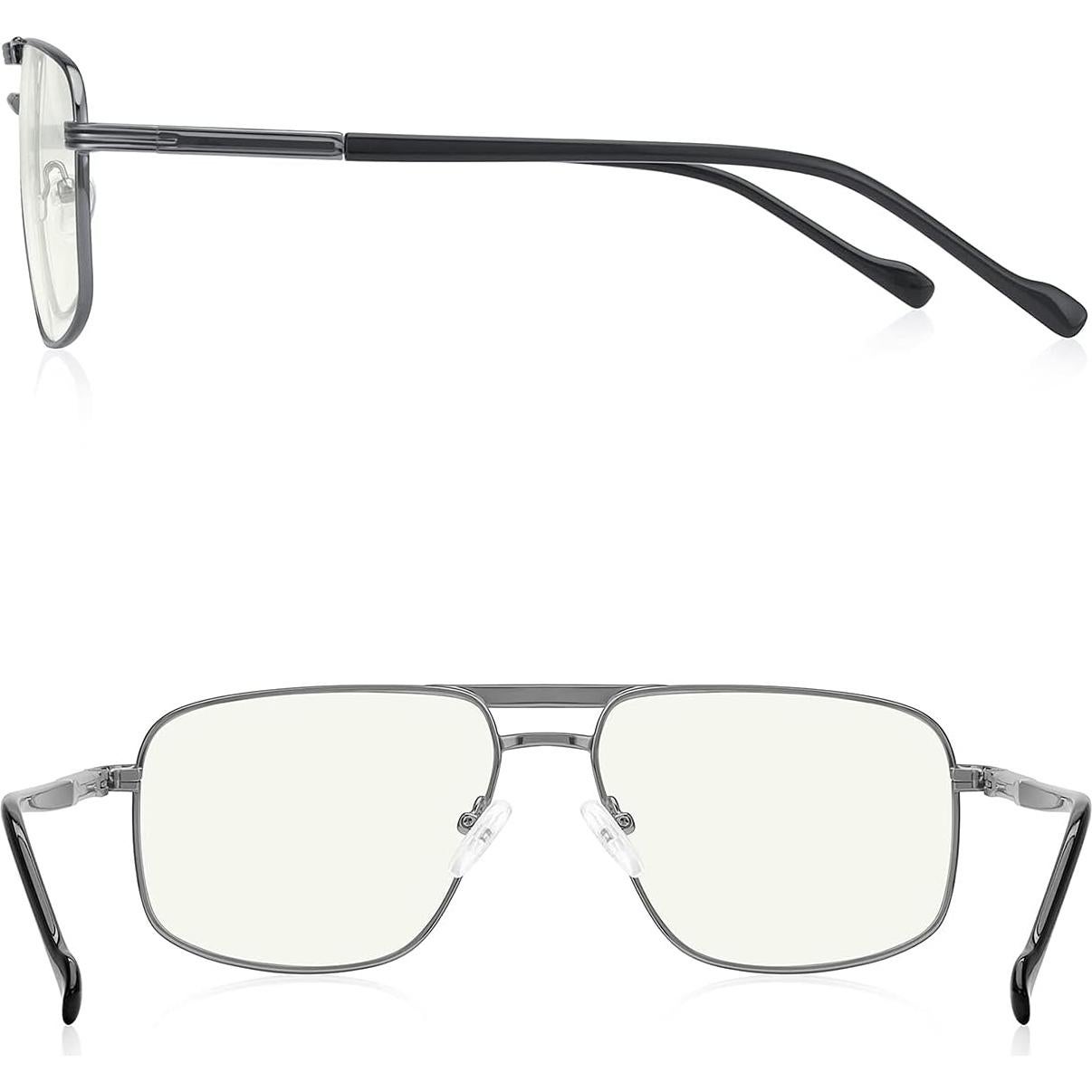 Gafas de lectura RB.Pilot gris con bloqueo luz azul 0.0x