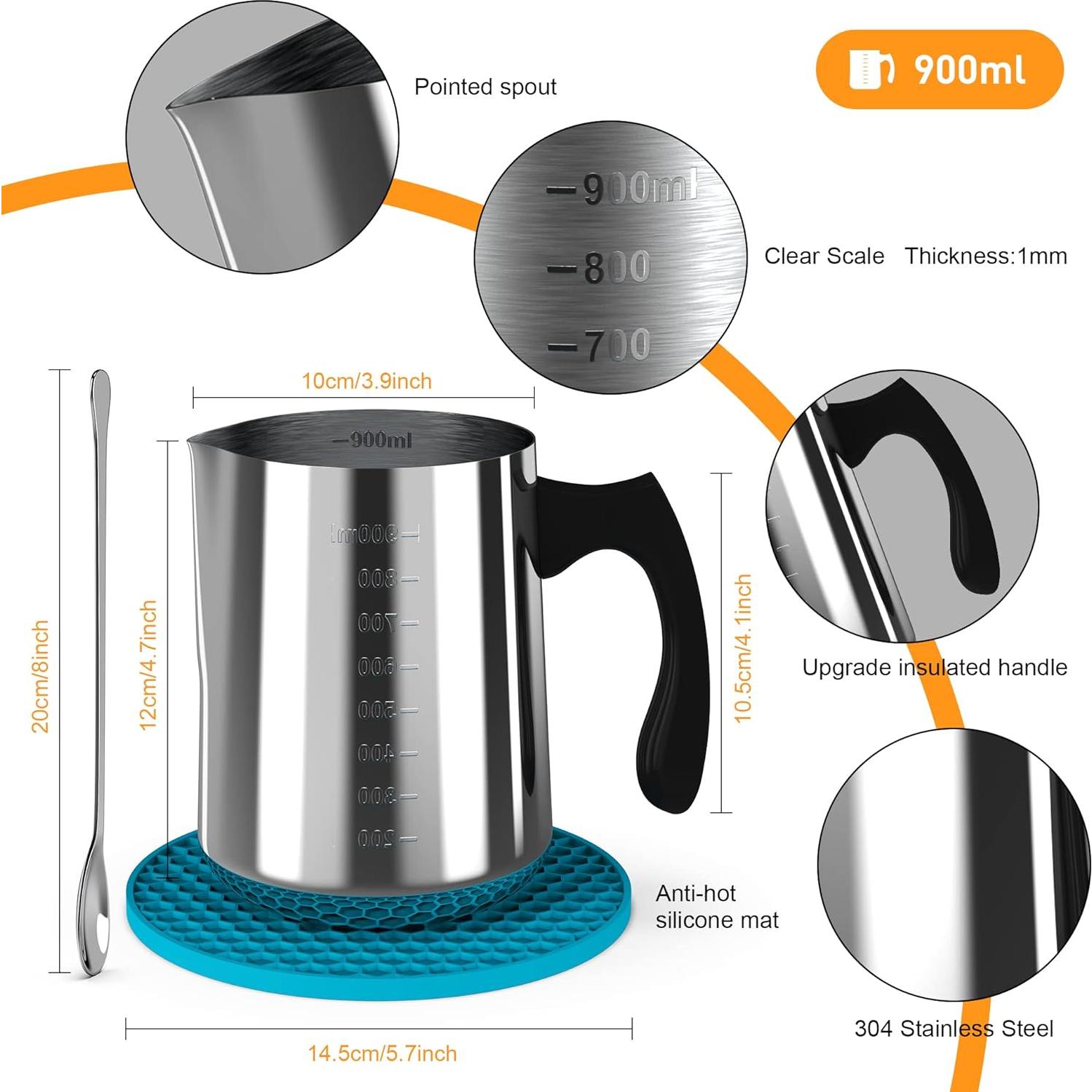 Kit de Hacer Velas Ohcans para Principiantes - Cera de Soja 900ml