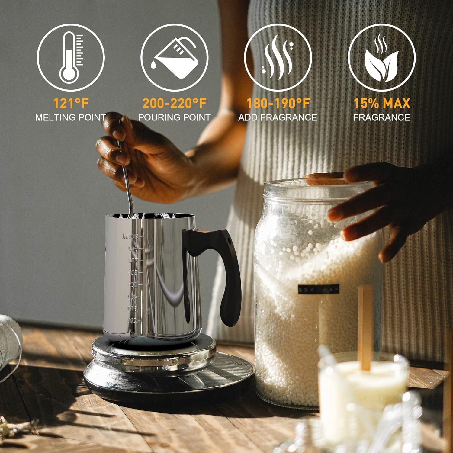 Kit de Hacer Velas Ohcans para Principiantes - Cera de Soja 900ml