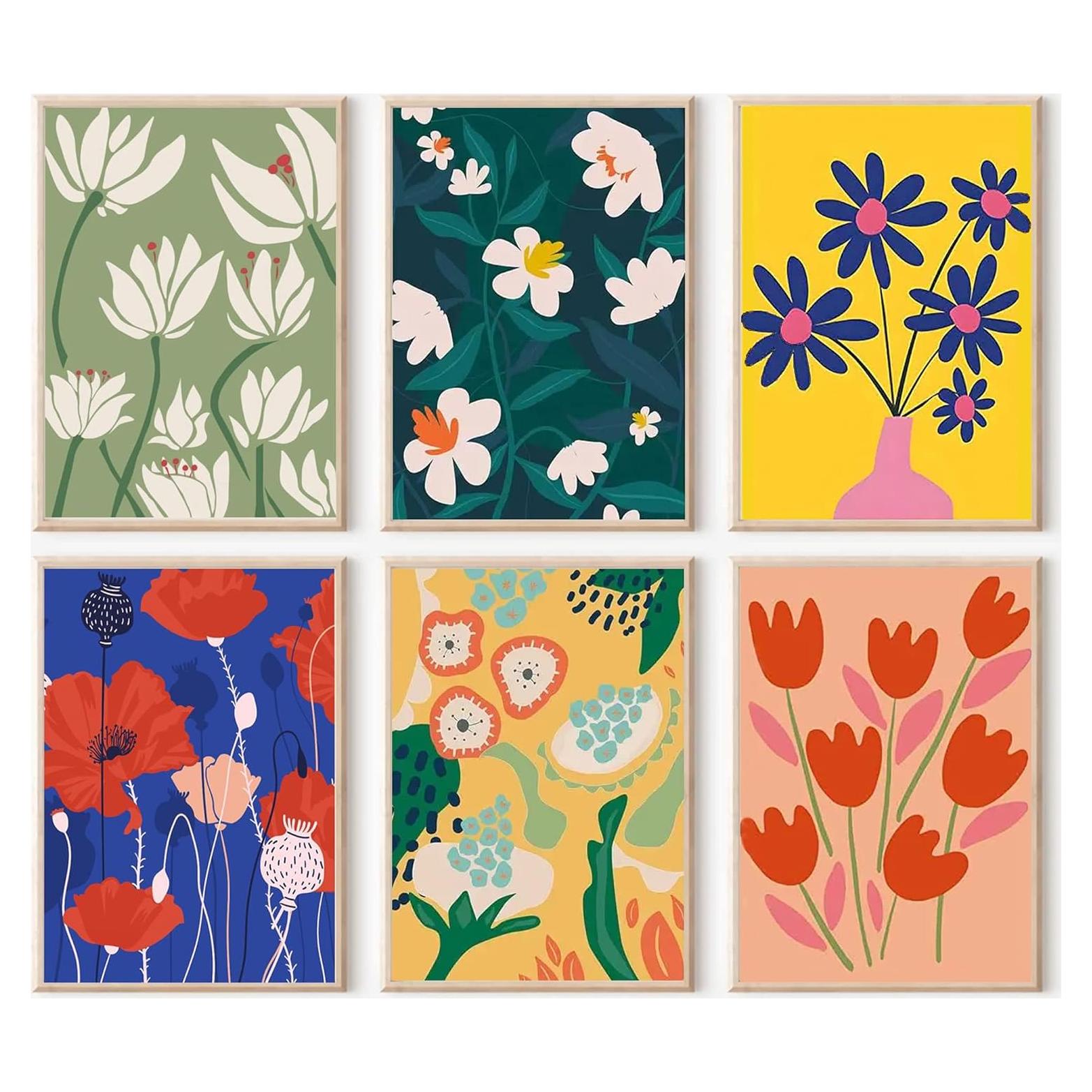 Kit de Pintura por Números Cupmod 6 Piezas Acrílica 30x40cm