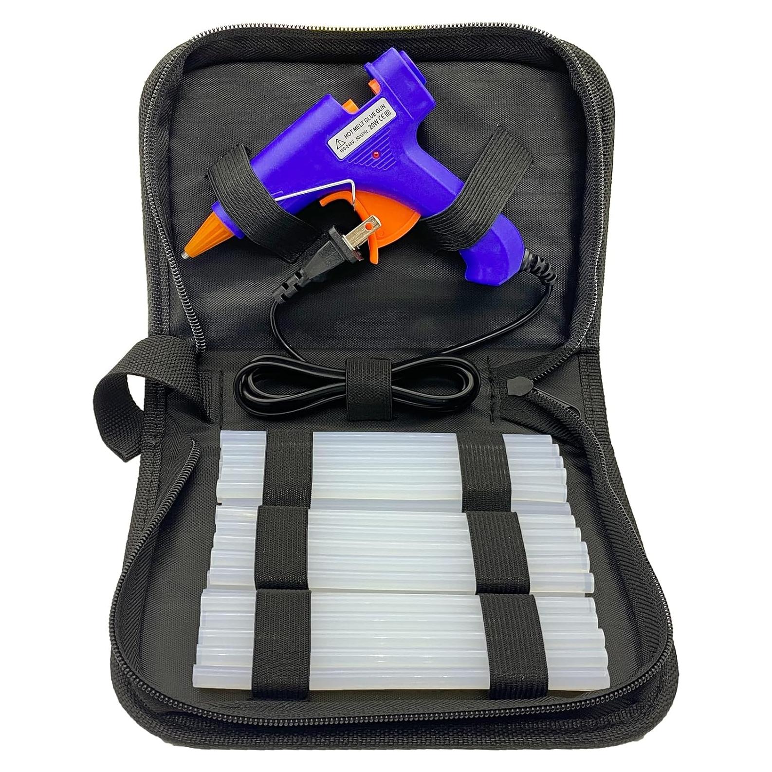 Pistola de Pegamento Caliente Liumai SY01 con 30 Barras y Estuche