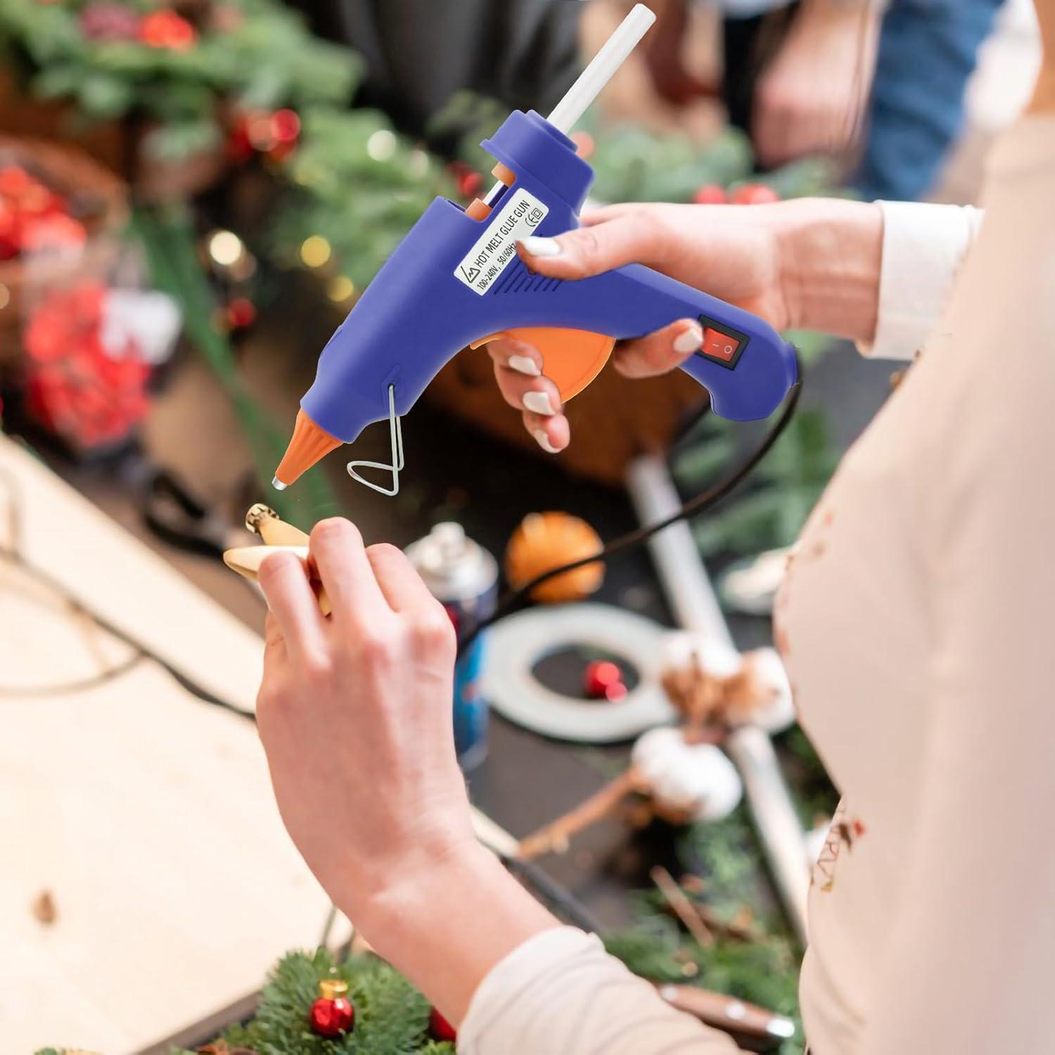 Pistola de Pegamento Caliente Liumai SY01 con 30 Barras y Estuche