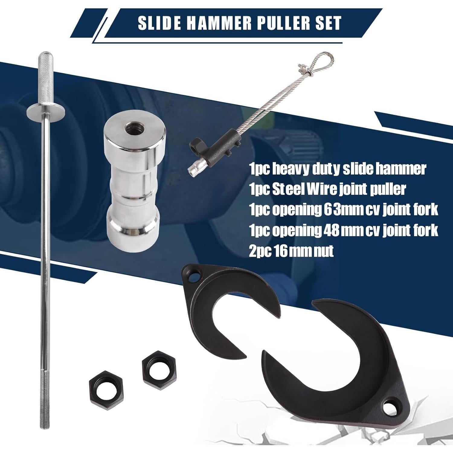 Extractor de Junta CV Aremnry Kit de Herramientas 7.29 kg