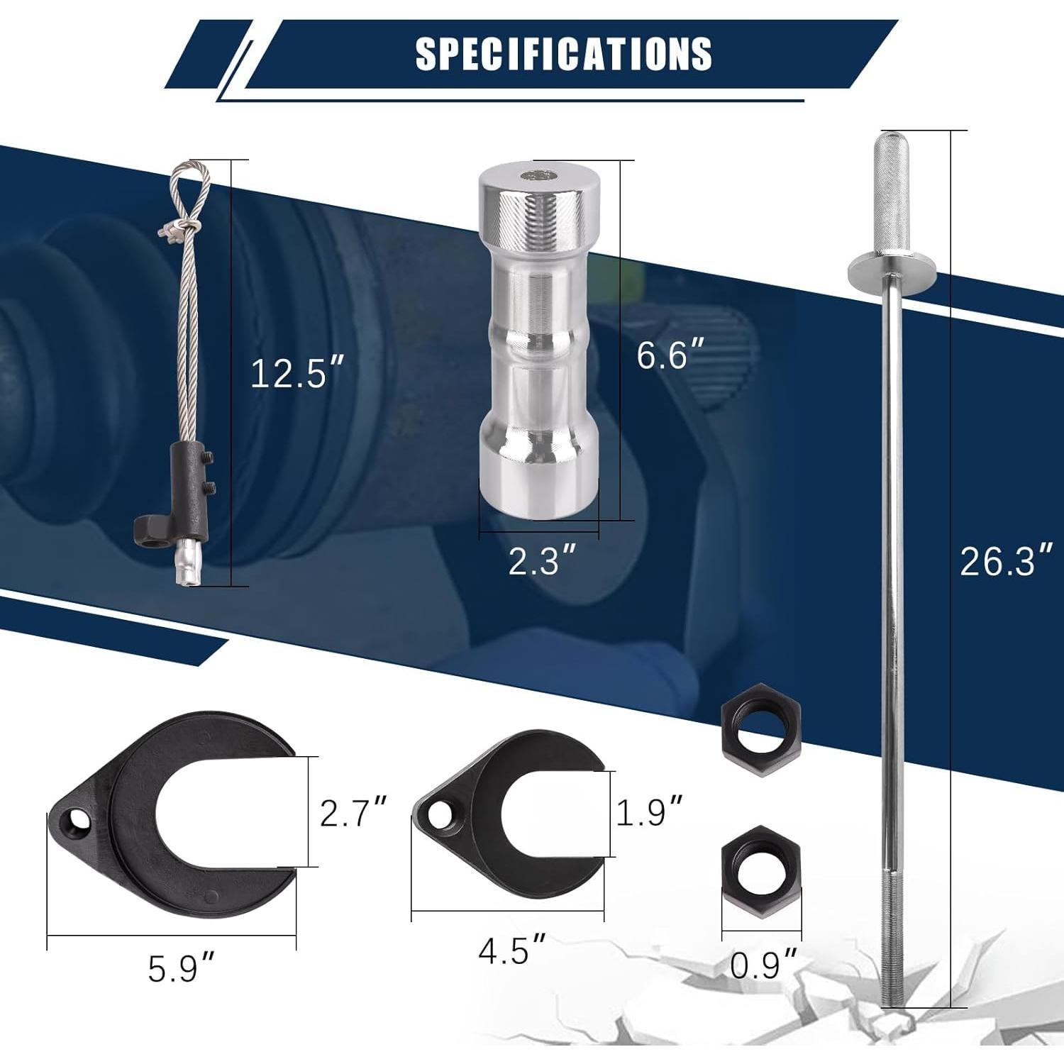 Extractor de Junta CV Aremnry Kit de Herramientas 7.29 kg