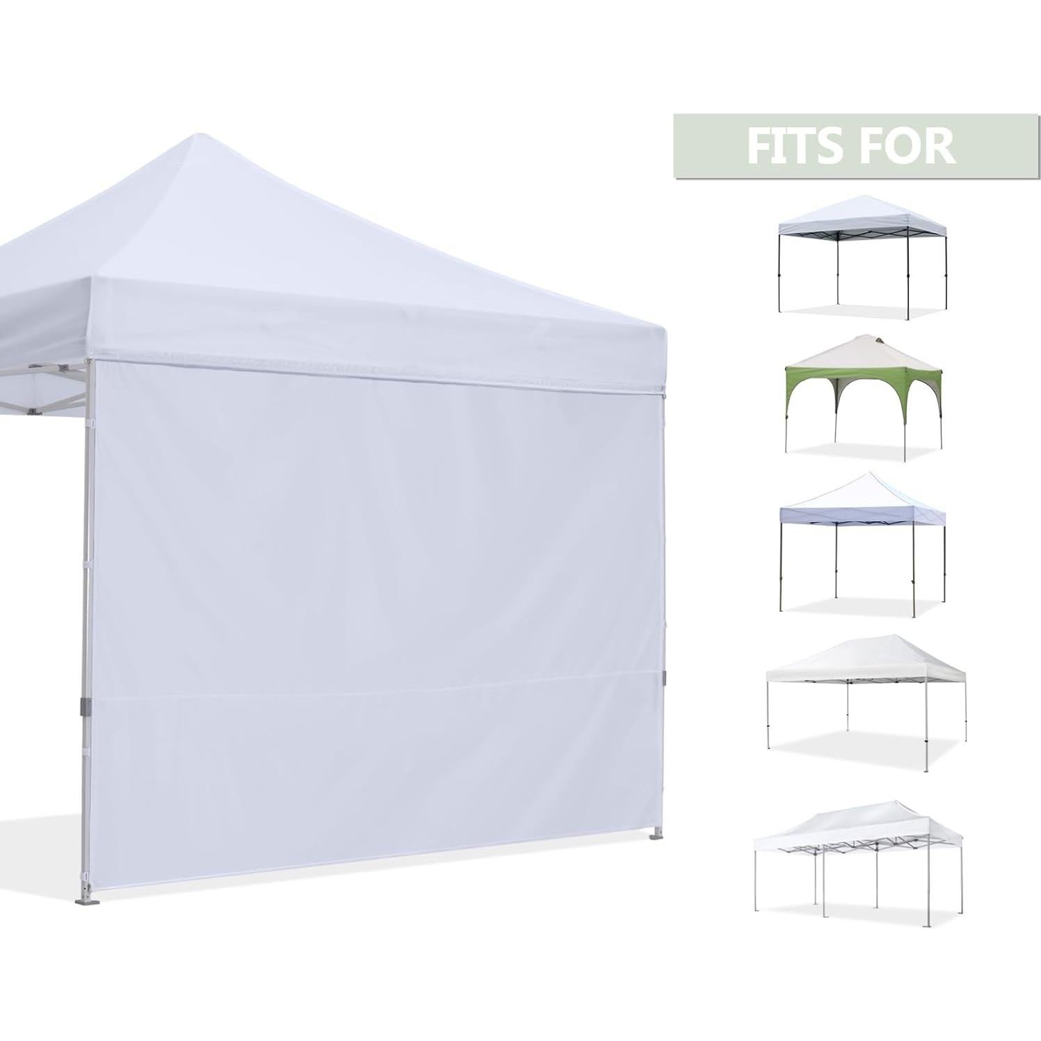 Pared Lateral para Carpa Plegable HLong 10x15 Metros Blanca