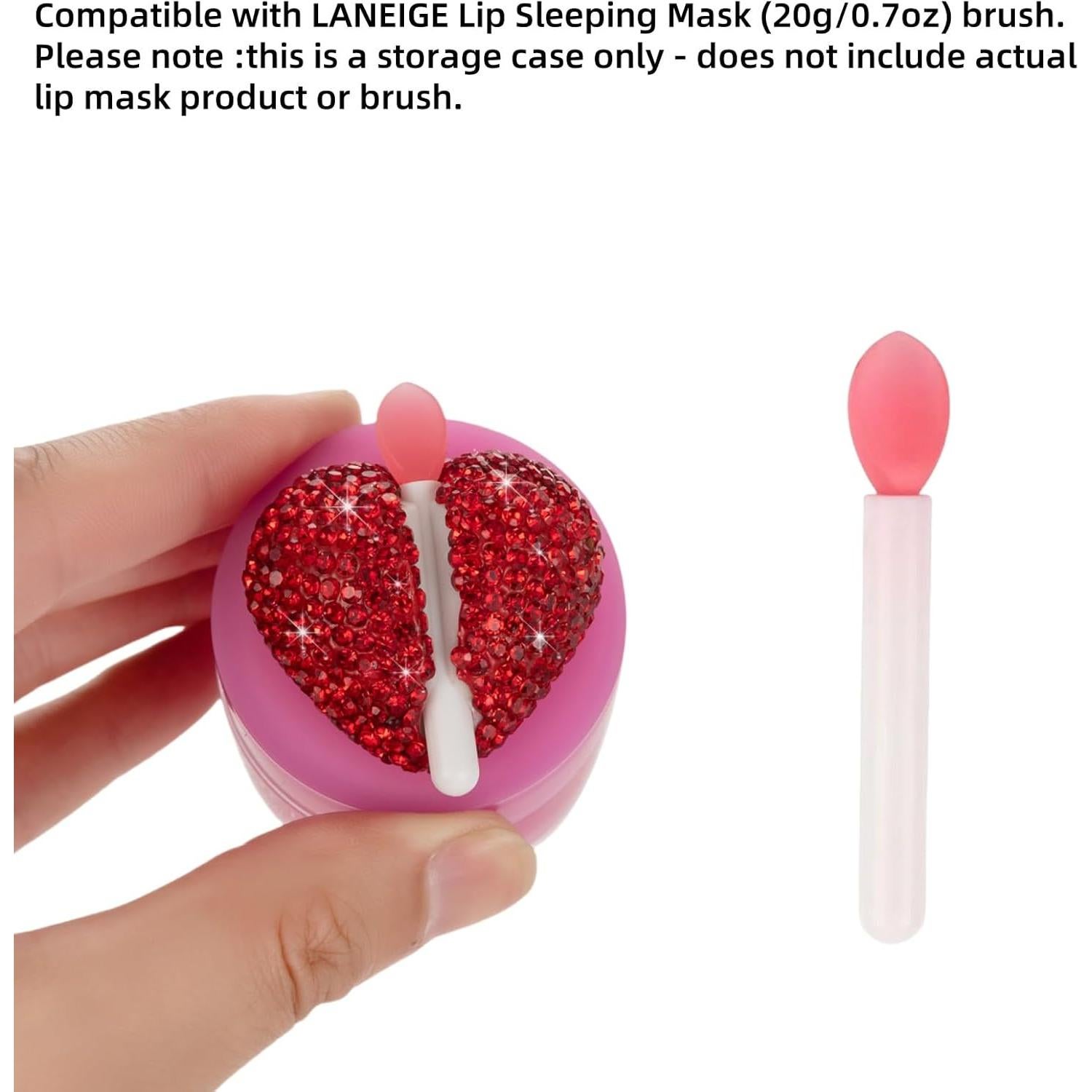 Soporte Organizador para Brochas de Labios Veseek Rojo