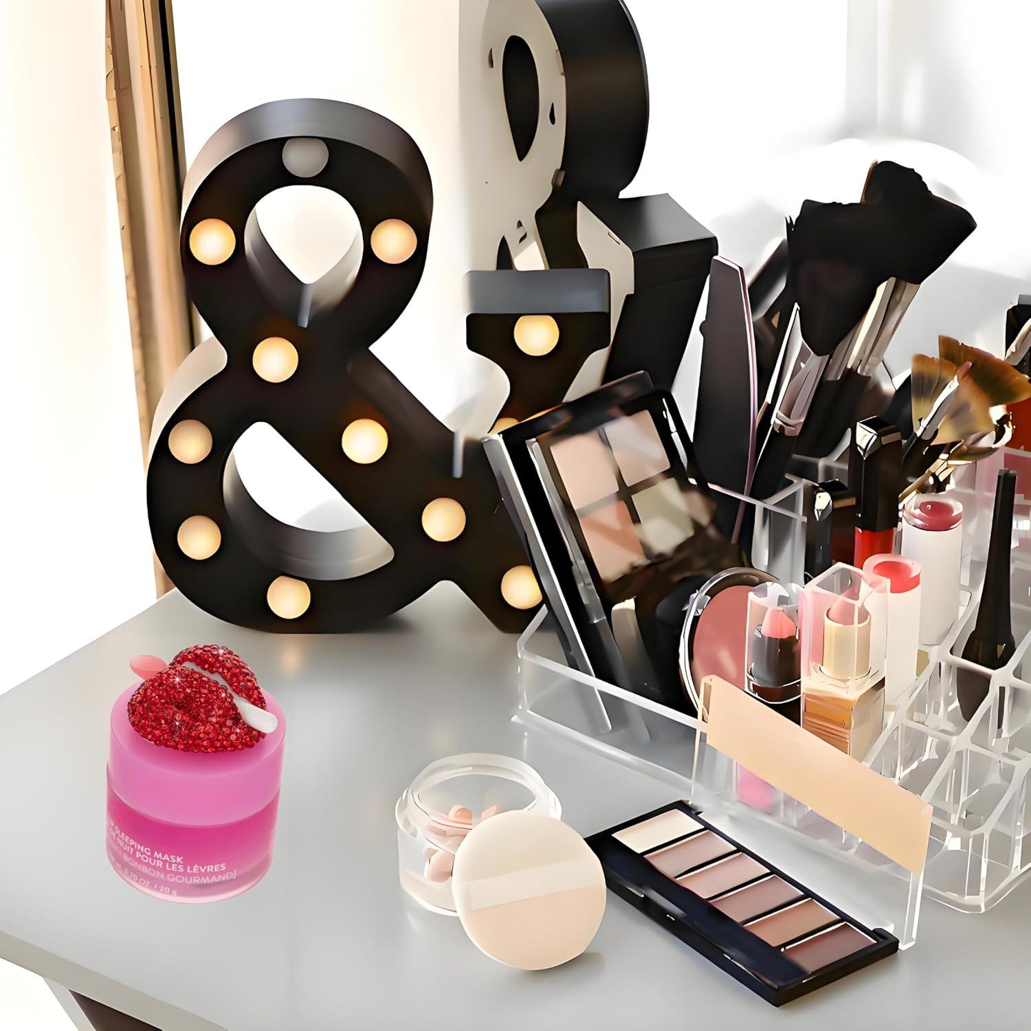 Soporte Organizador para Brochas de Labios Veseek Rojo