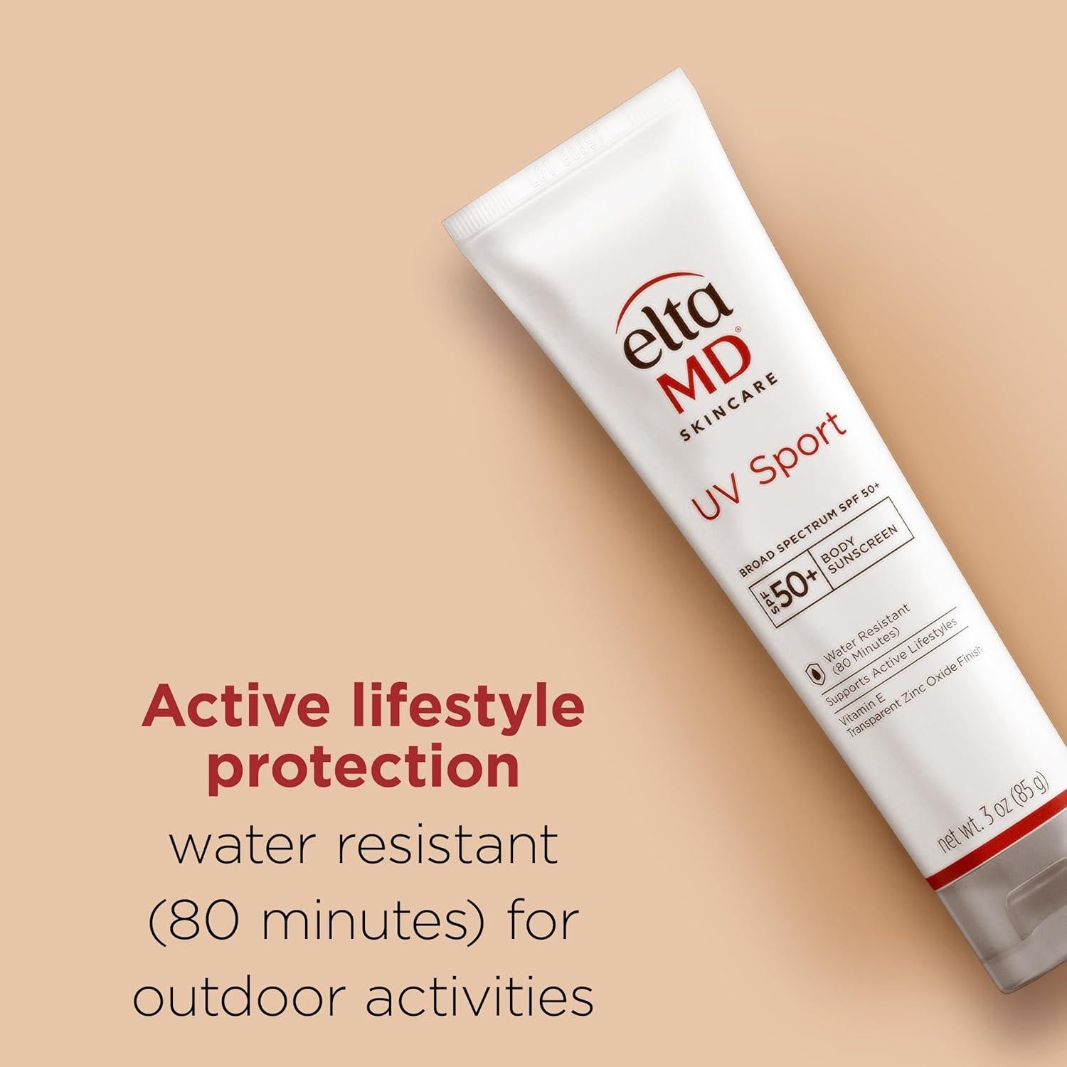 Protector Solar EltaMD UV Sport SPF 50, 85g Resistente al Agua
