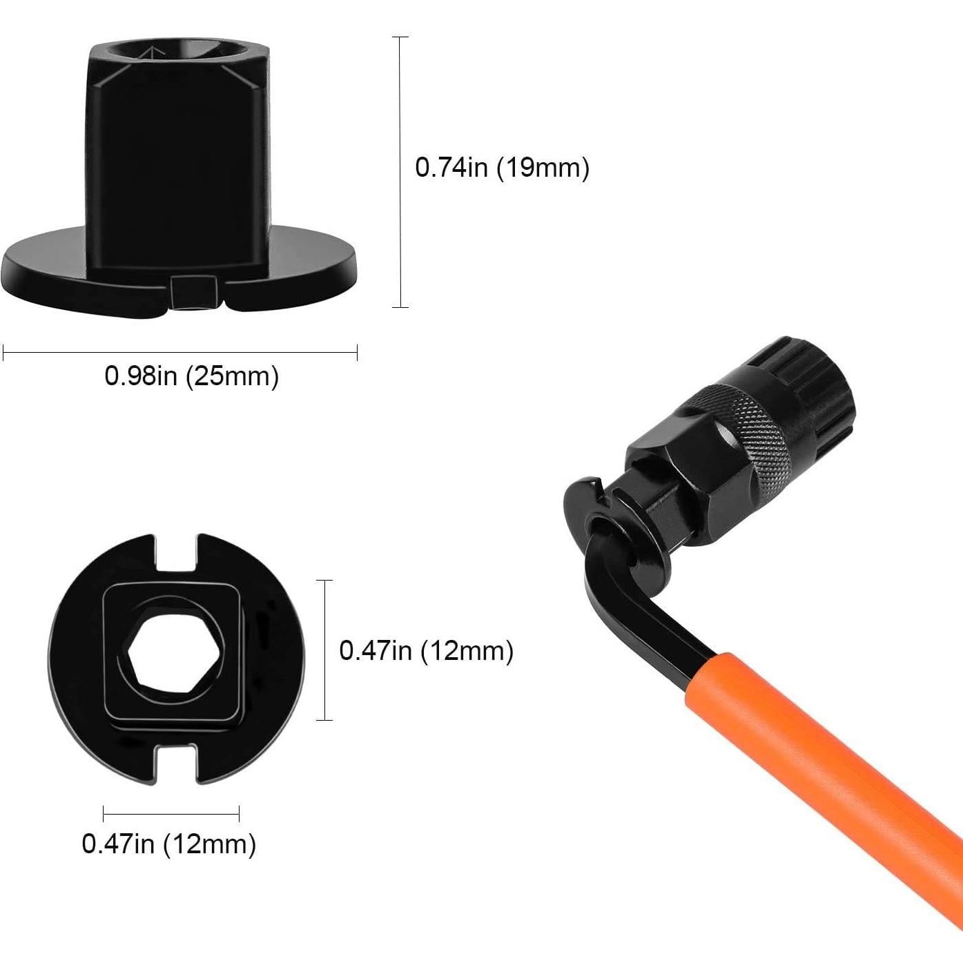 Herramienta de extracción de cassette Oumers con cadena y llave
