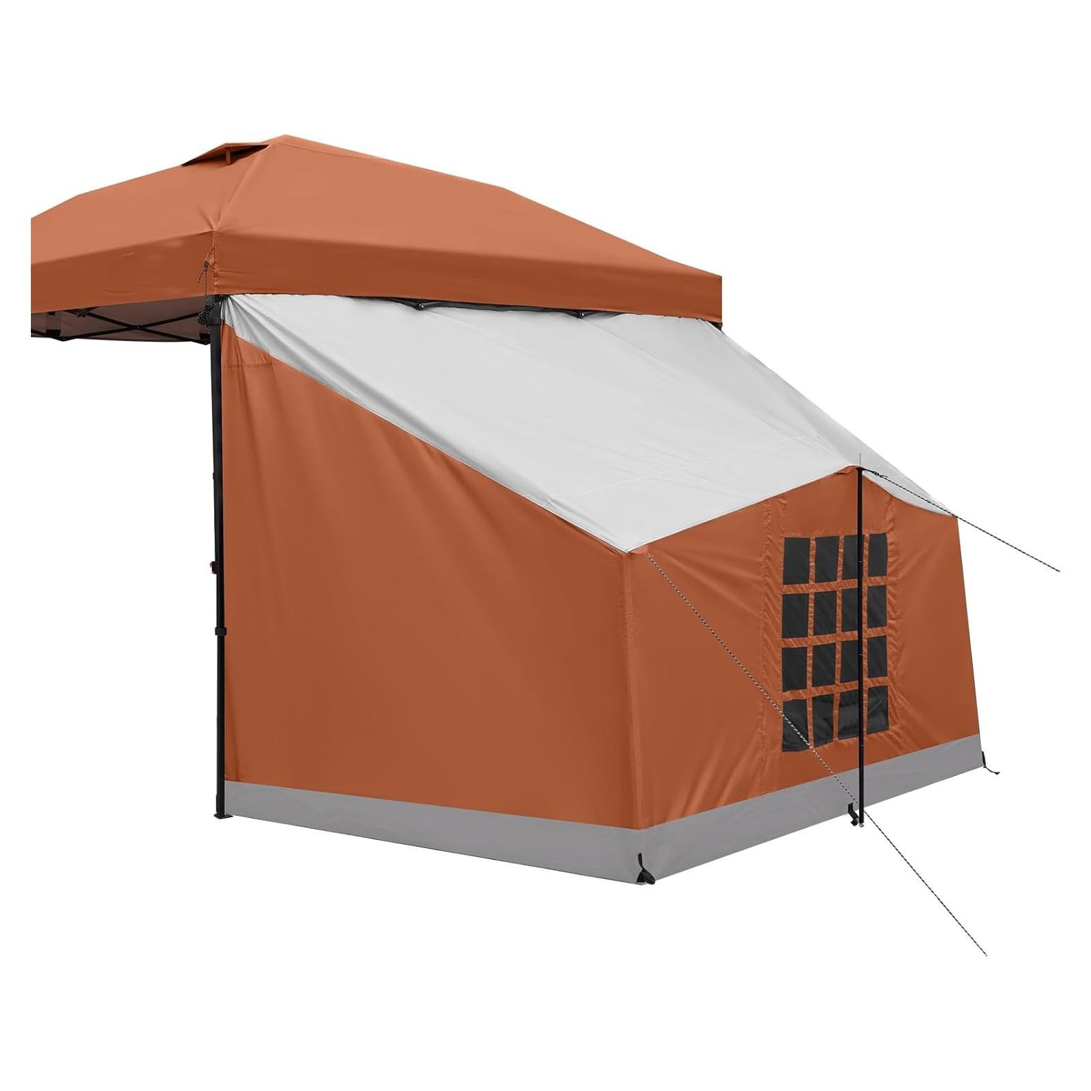 Tienda Lateral KAMPKEEPER para Carpa Plegable 3x3m Naranja