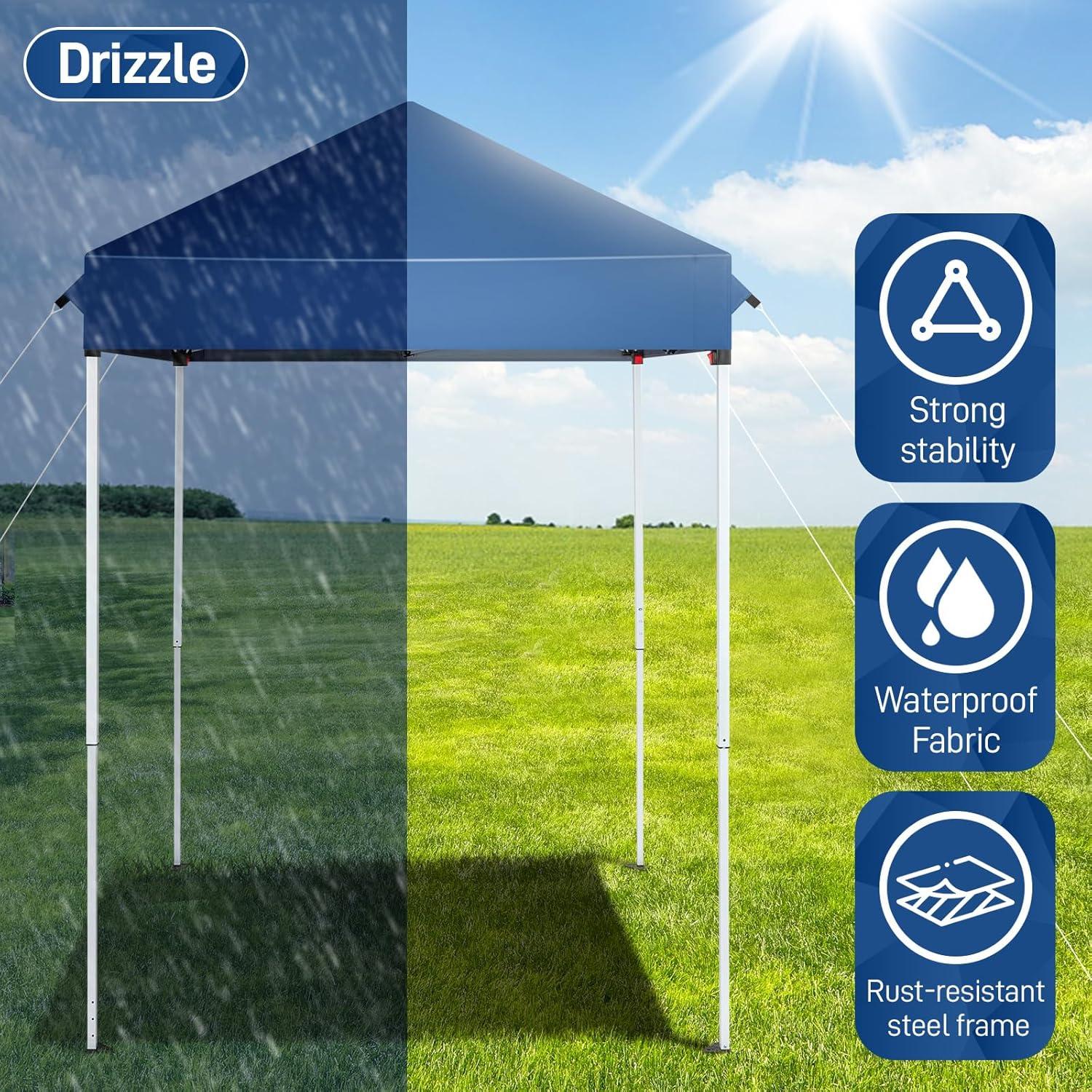Carpa Plegable Pop Up 2.32x2.32m Hikarinowa Azul
