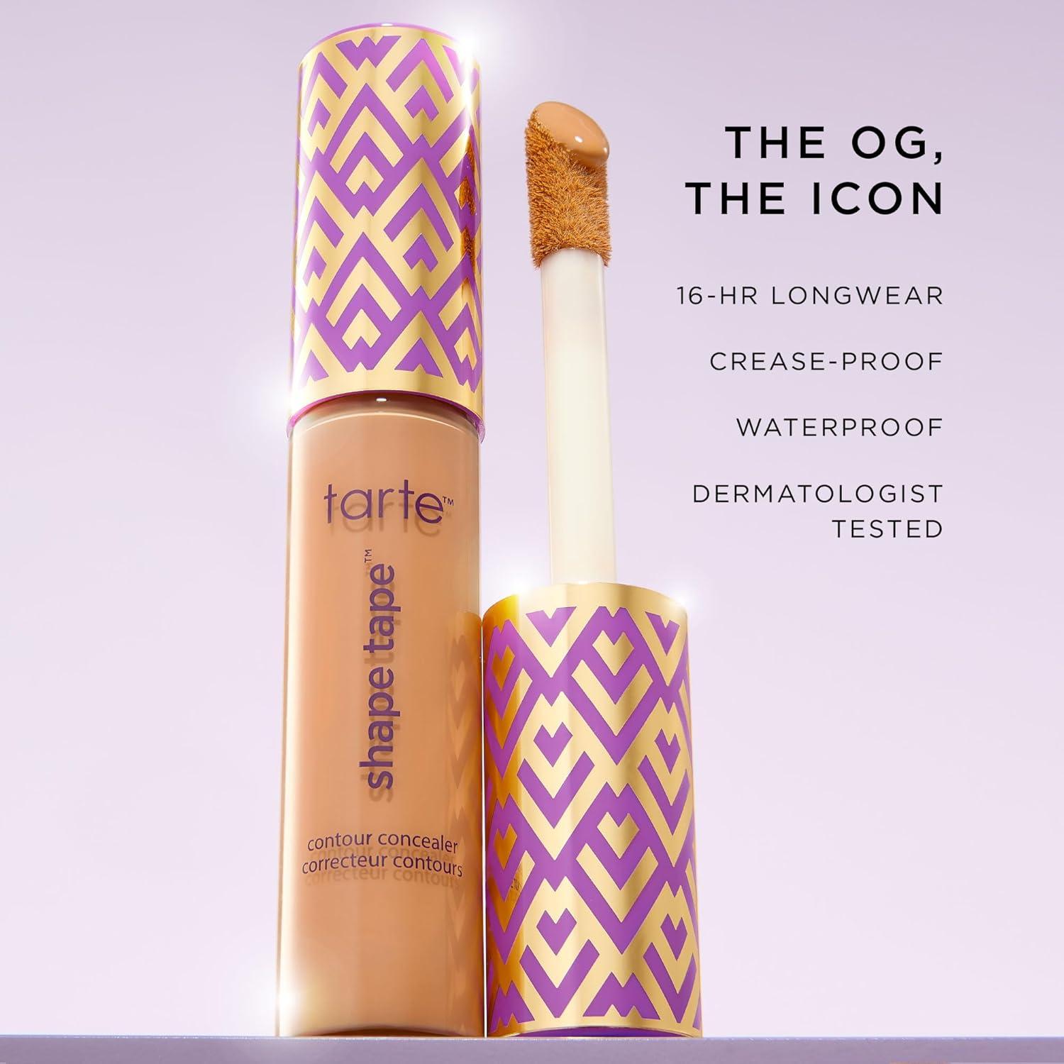 Corrector y Brocha Tarte Shape Tape 12N Neutro Claro 49.6g