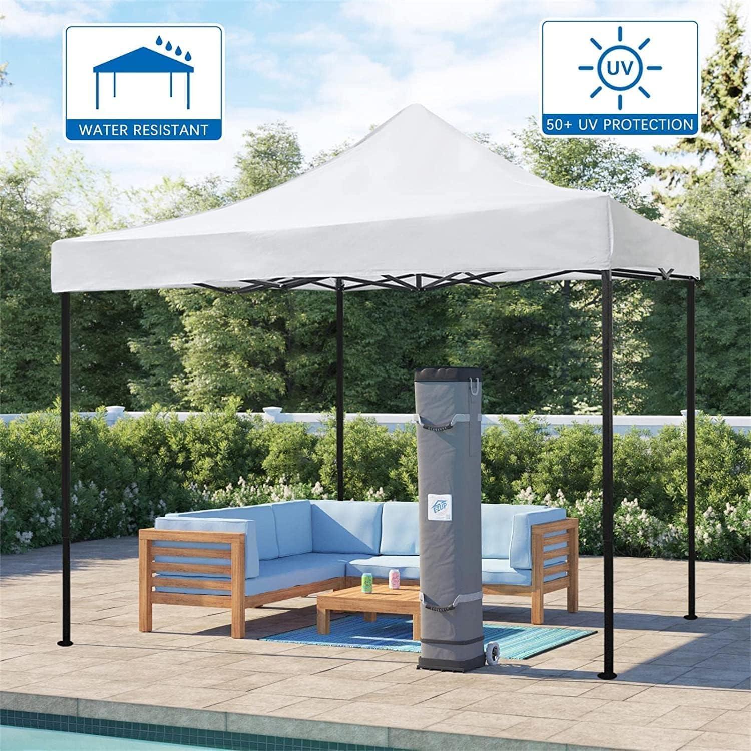 Carpa Plegable Bigacc 3x3m Blanca con Bolsa y Accesorios