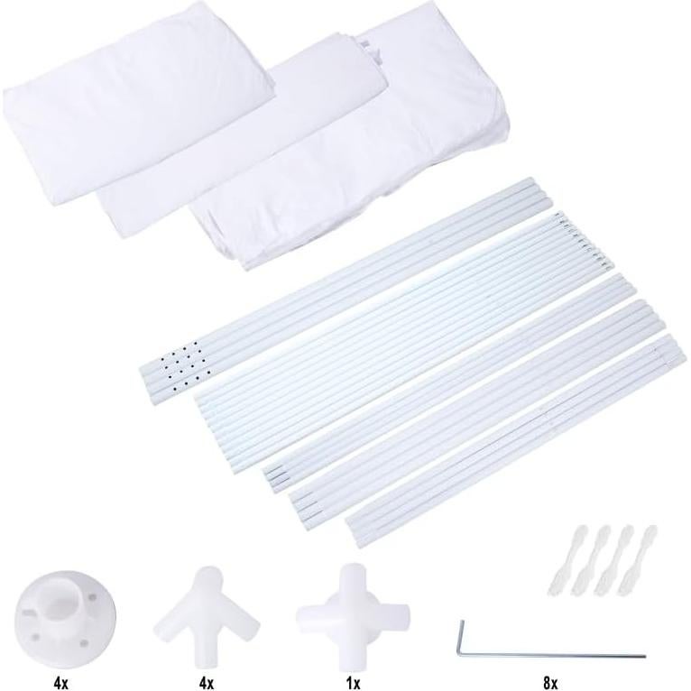 Carpa Gazebo CZBZ 3x3m Impermeable con Paredes Desmontables