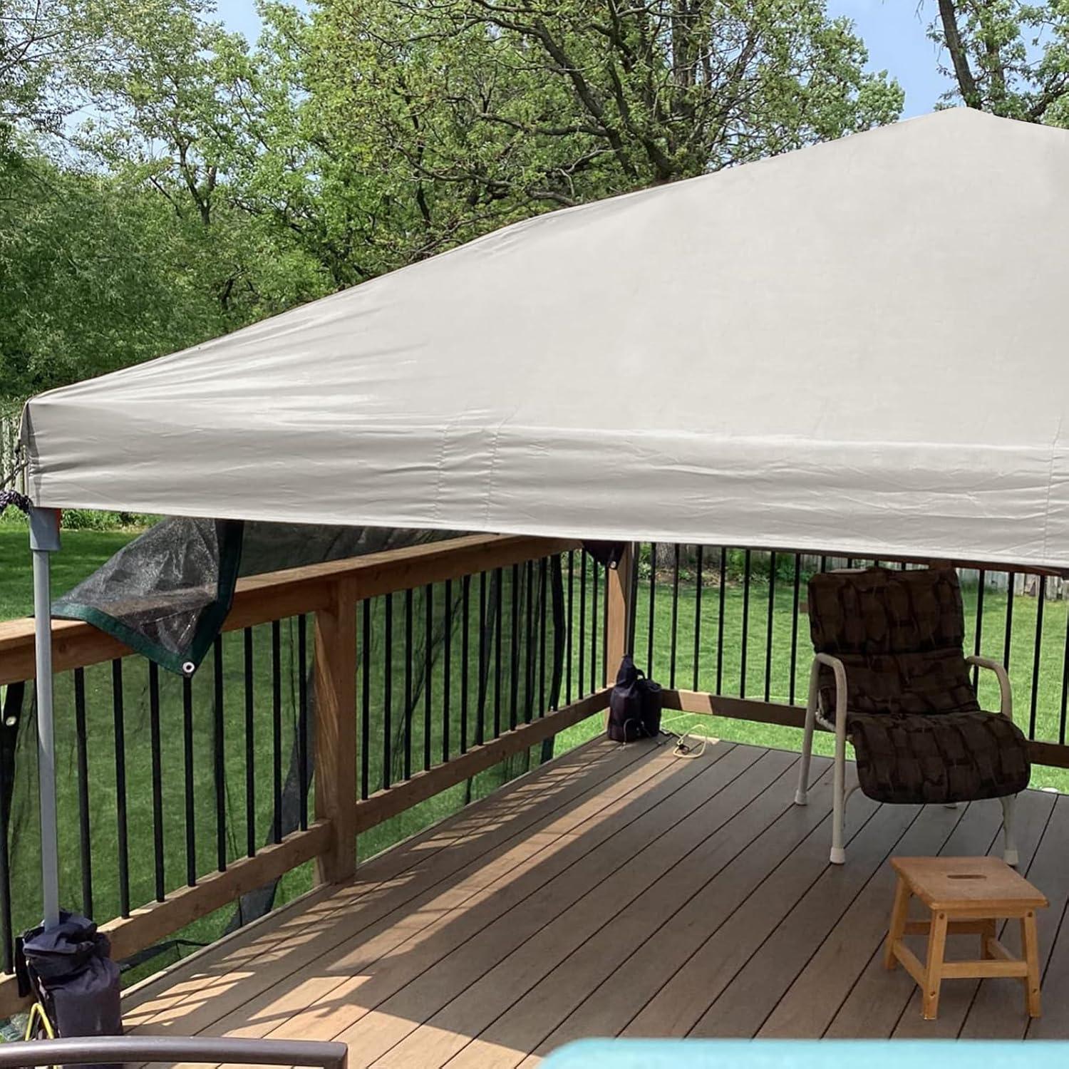 Techo de Carpa D&ONEHOS 10x10 Beige Impermeable 301x301 cm