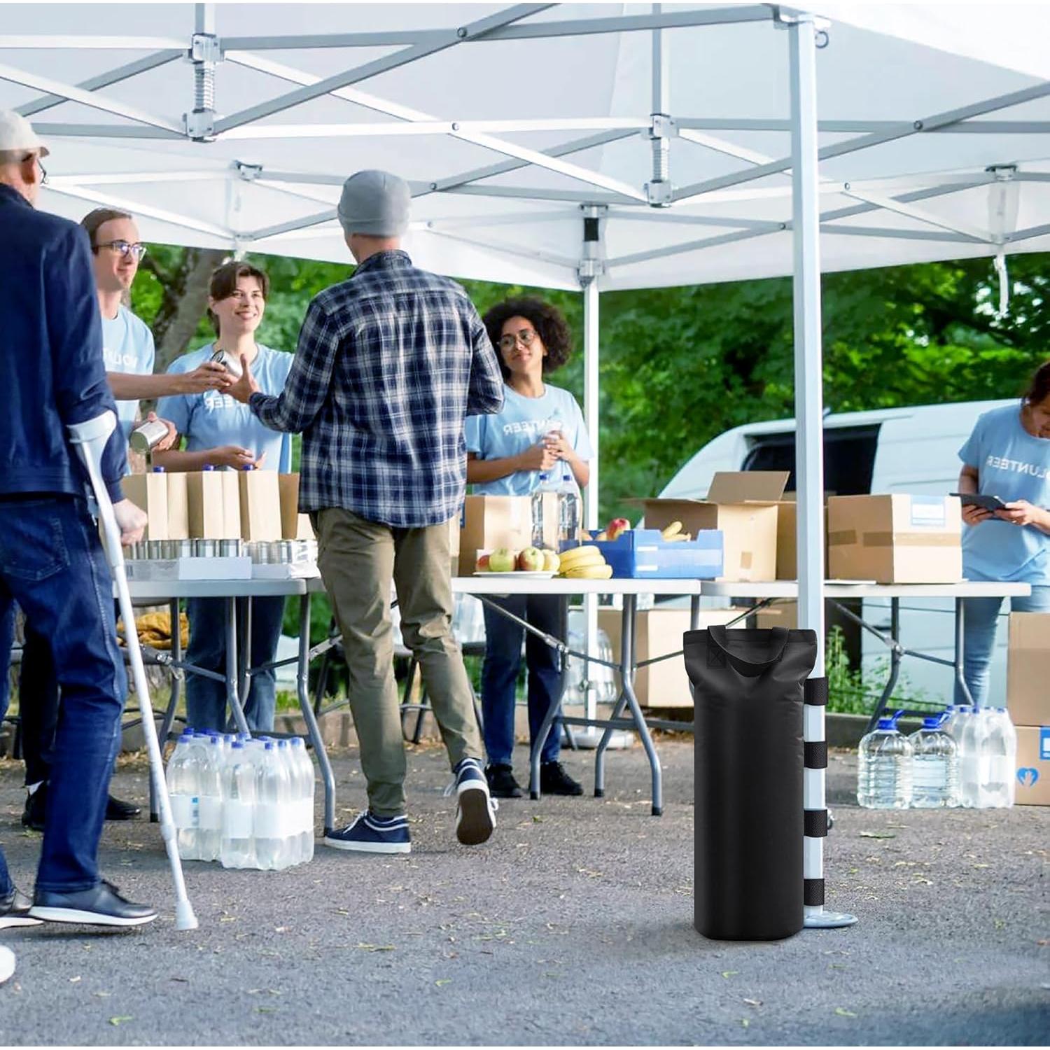 Bolsas de Arena para Toldo CLAETF - Juego de 4, 14.97 kg cada una