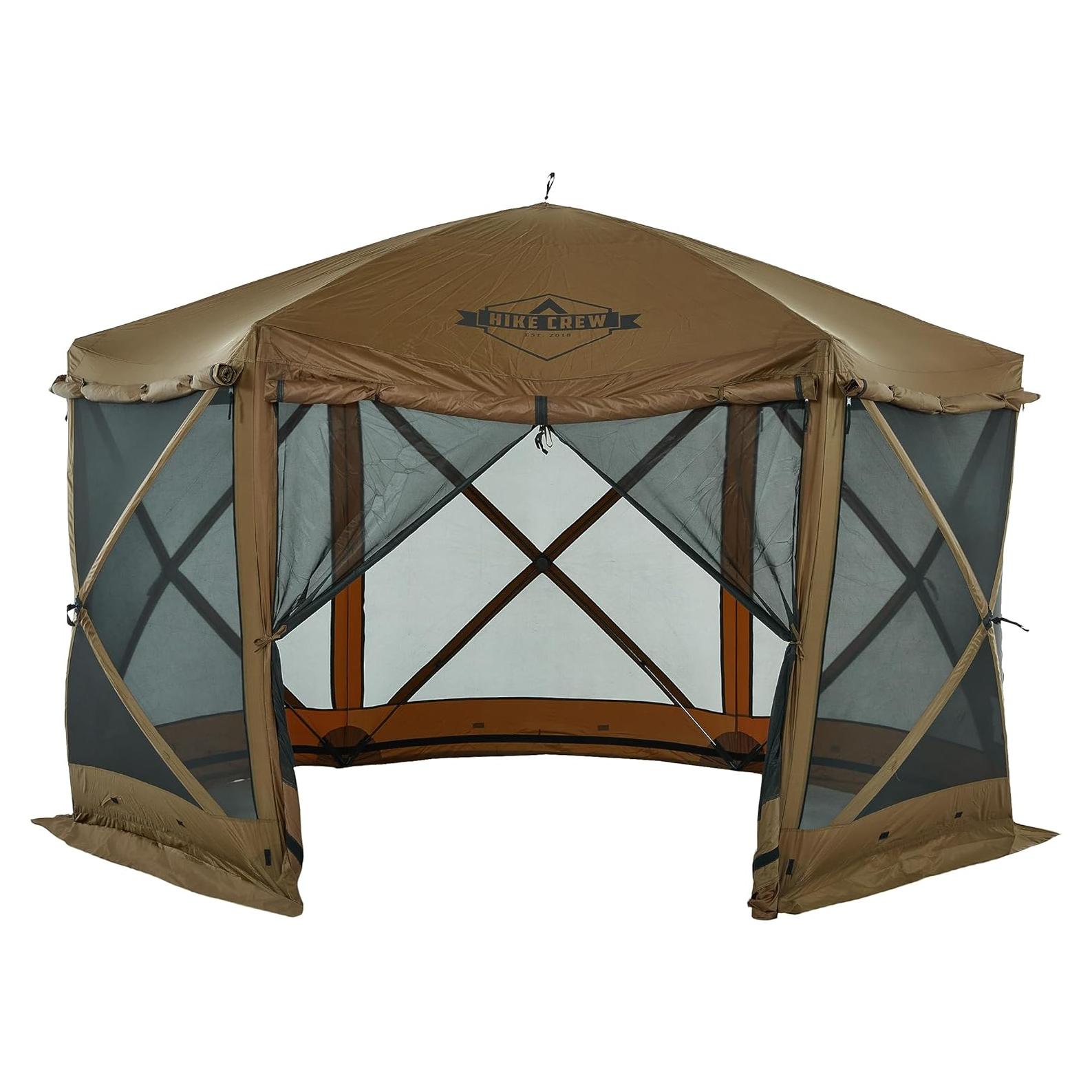 Carpa Plegable Hike Crew 12x12 Pies para Camping 8 Personas