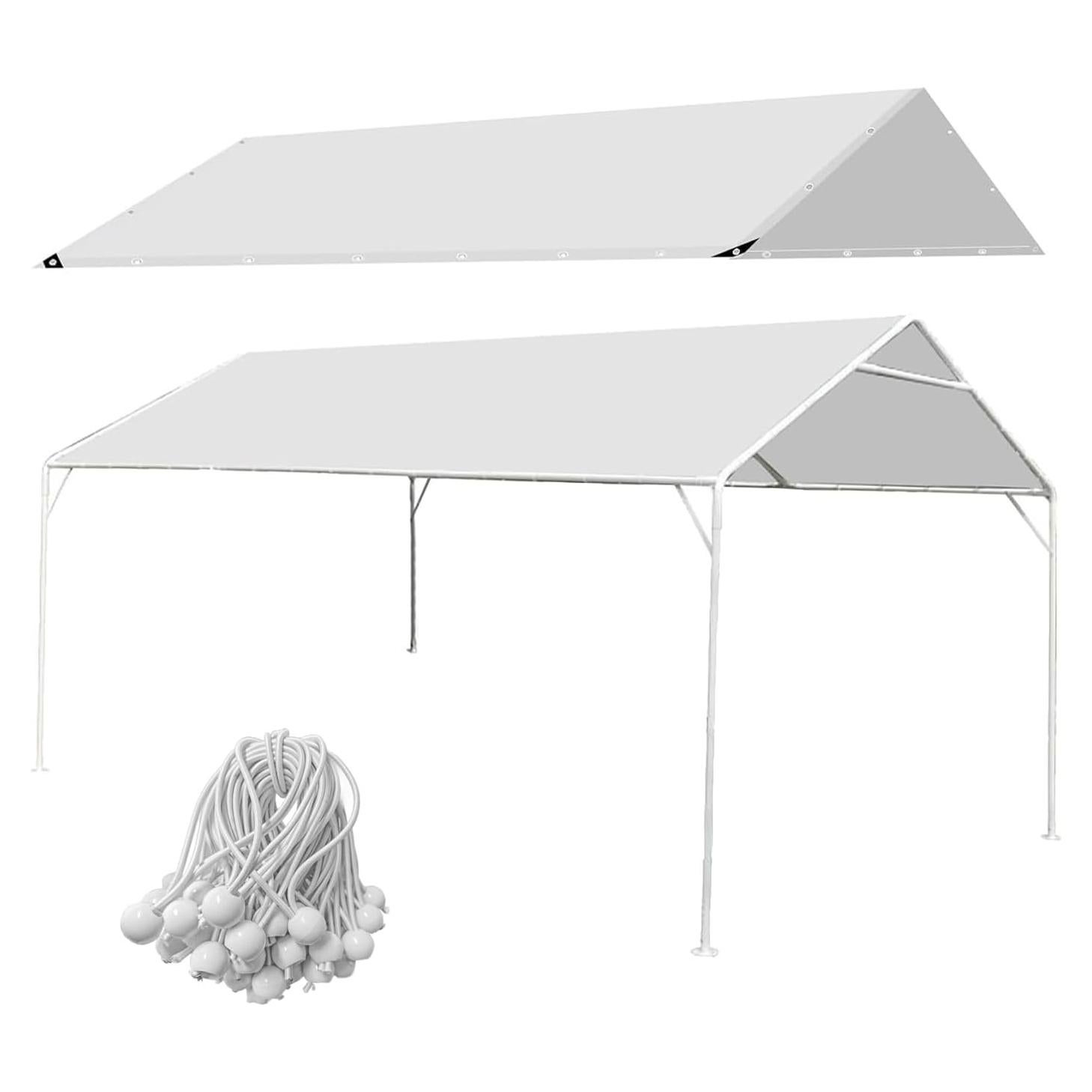 Cubierta de Toldo Eunika 10x6 m Impermeable y Anti-UV