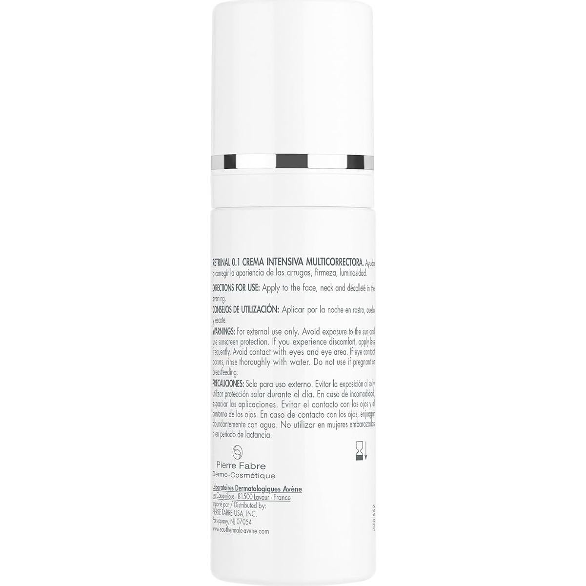 Crema Facial Antienvejecimiento Avène 29.57 ml Retinal Niacinamida