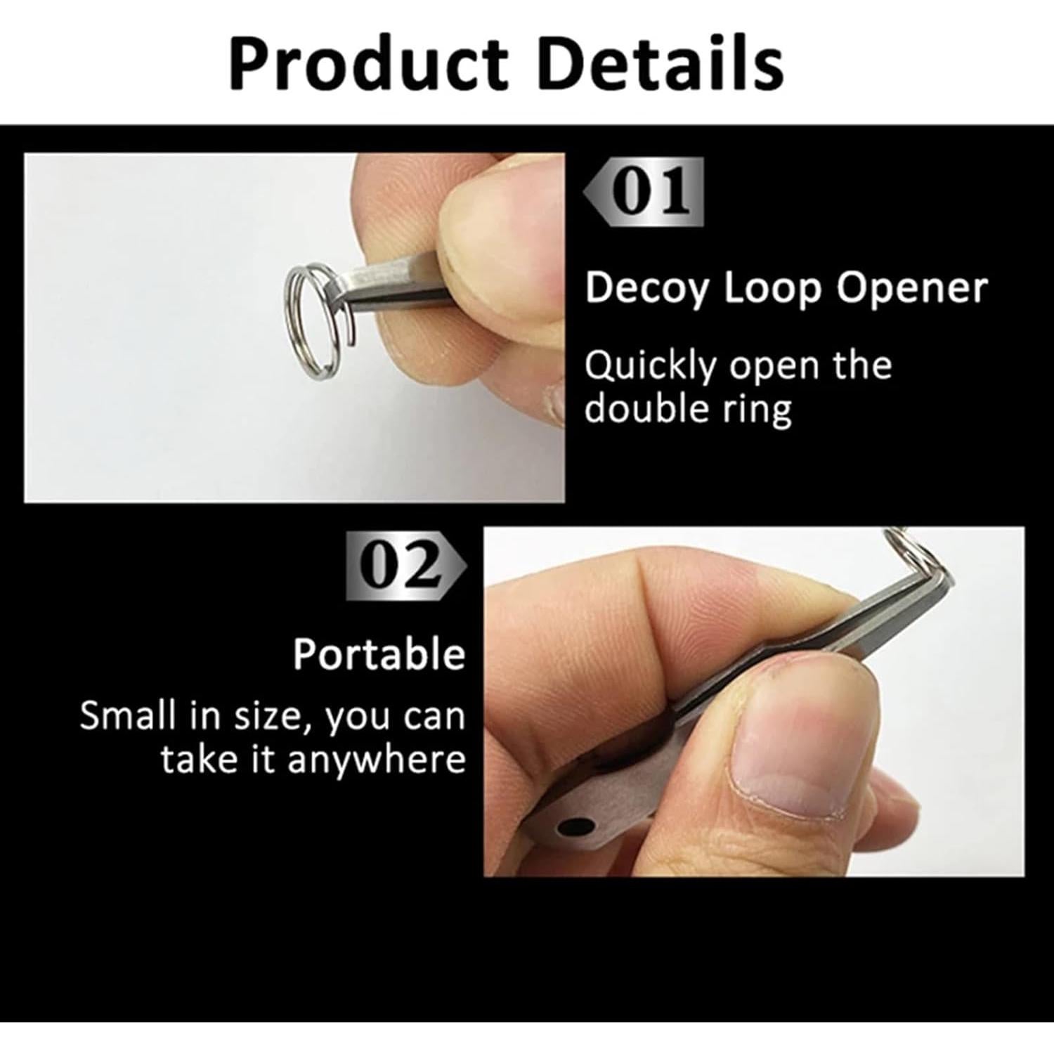 Alicates Mini Youngy para Pesca 7.79x4.09 cm Rápidos