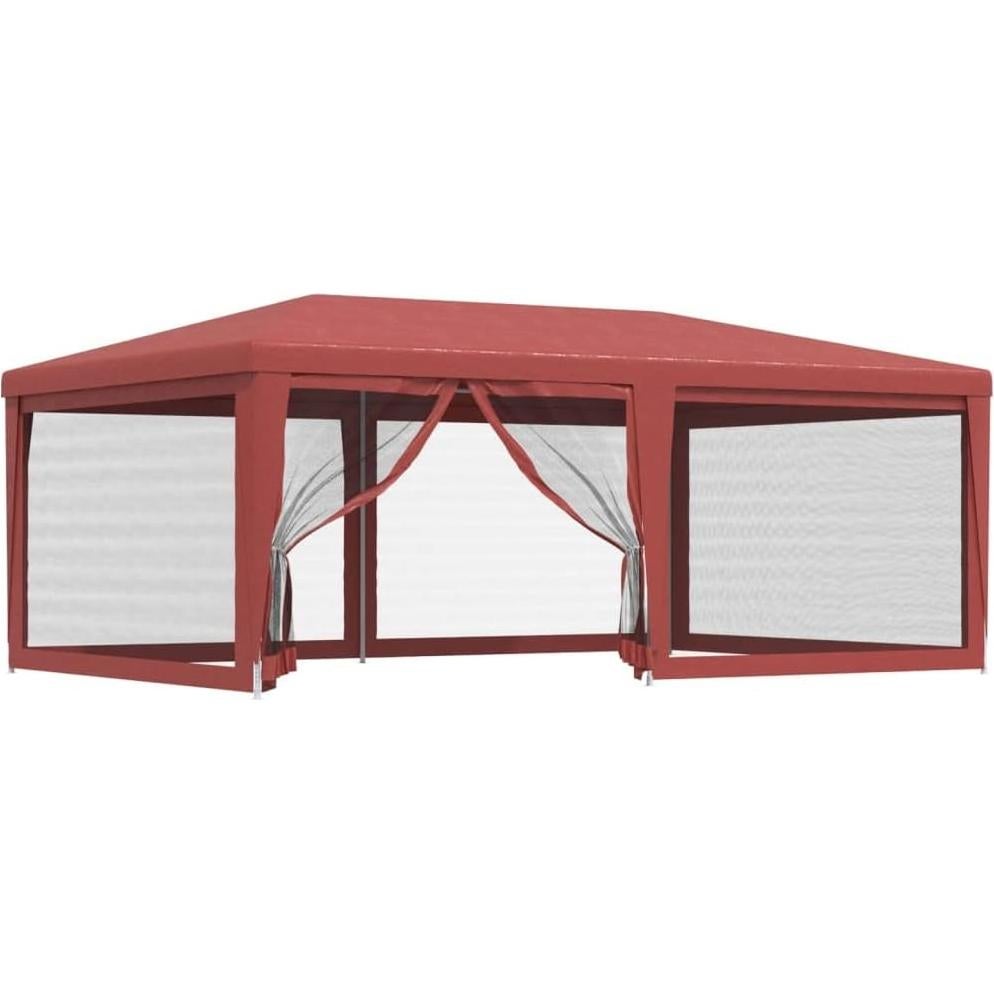 Carpa Roja 596.5x396.2 cm WHOPBXGAD con Paredes de Malla