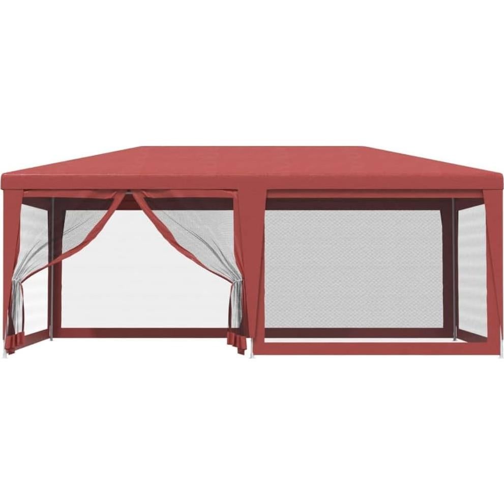 Carpa Roja 596.5x396.2 cm WHOPBXGAD con Paredes de Malla