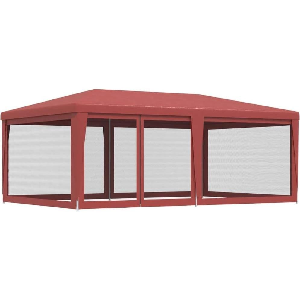 Carpa Roja 596.5x396.2 cm WHOPBXGAD con Paredes de Malla