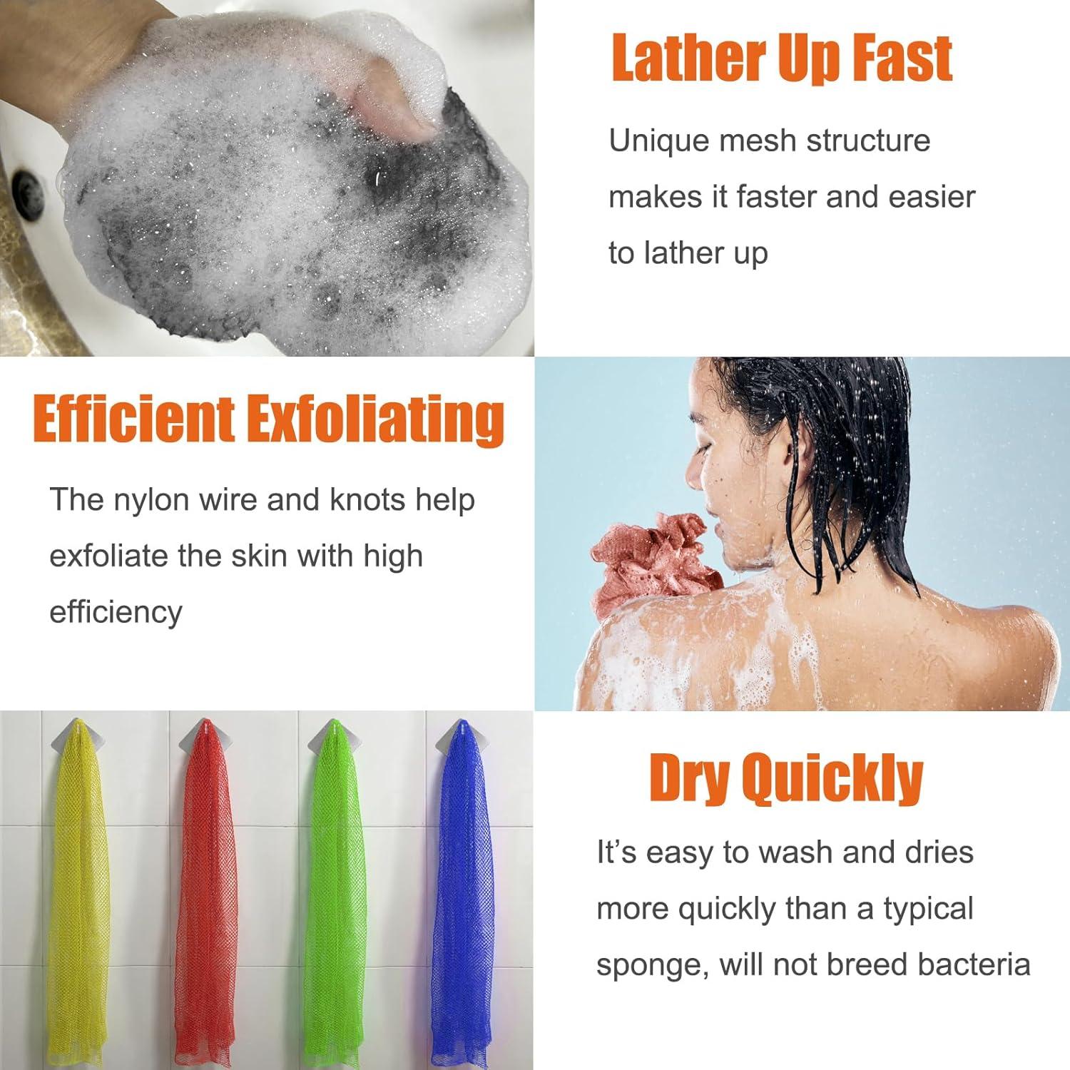 Esponja Exfoliante de Red Africana Unifab Negra 25.5x18cm