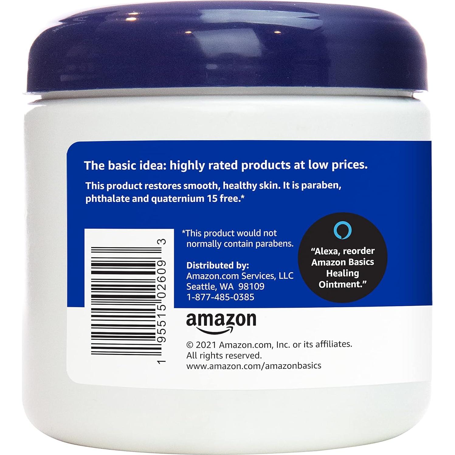 Ungüento Curativo Amazon Basics 396 g para Piel y Labios Secos