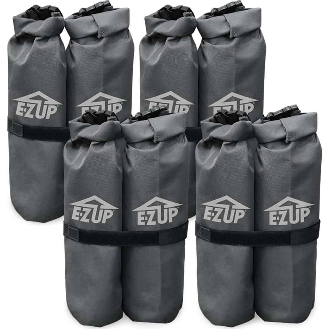 Carpa Plegable E-Z UP Envoy Plus 3x3m Azul con Pared Lateral