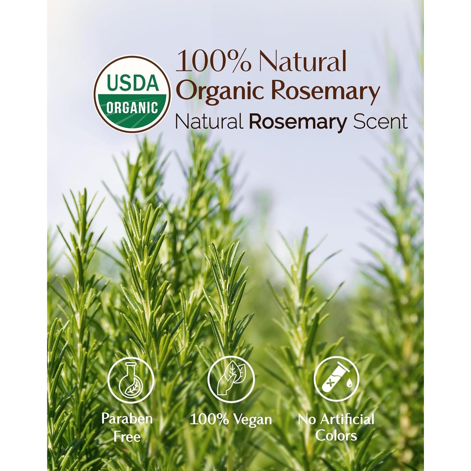 Aceite Esencial de Romero Orgánico YANIBEST 60 ml para Cabello