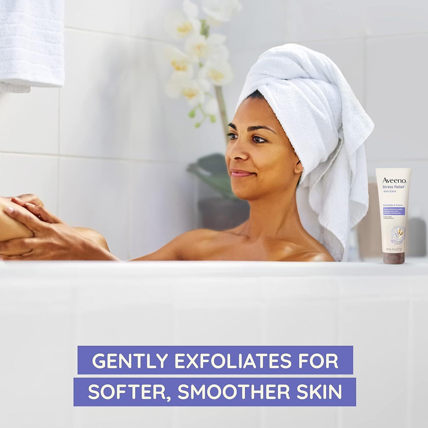 Exfoliante Corporal Aveeno 236.6 ml con Avena y Lavanda