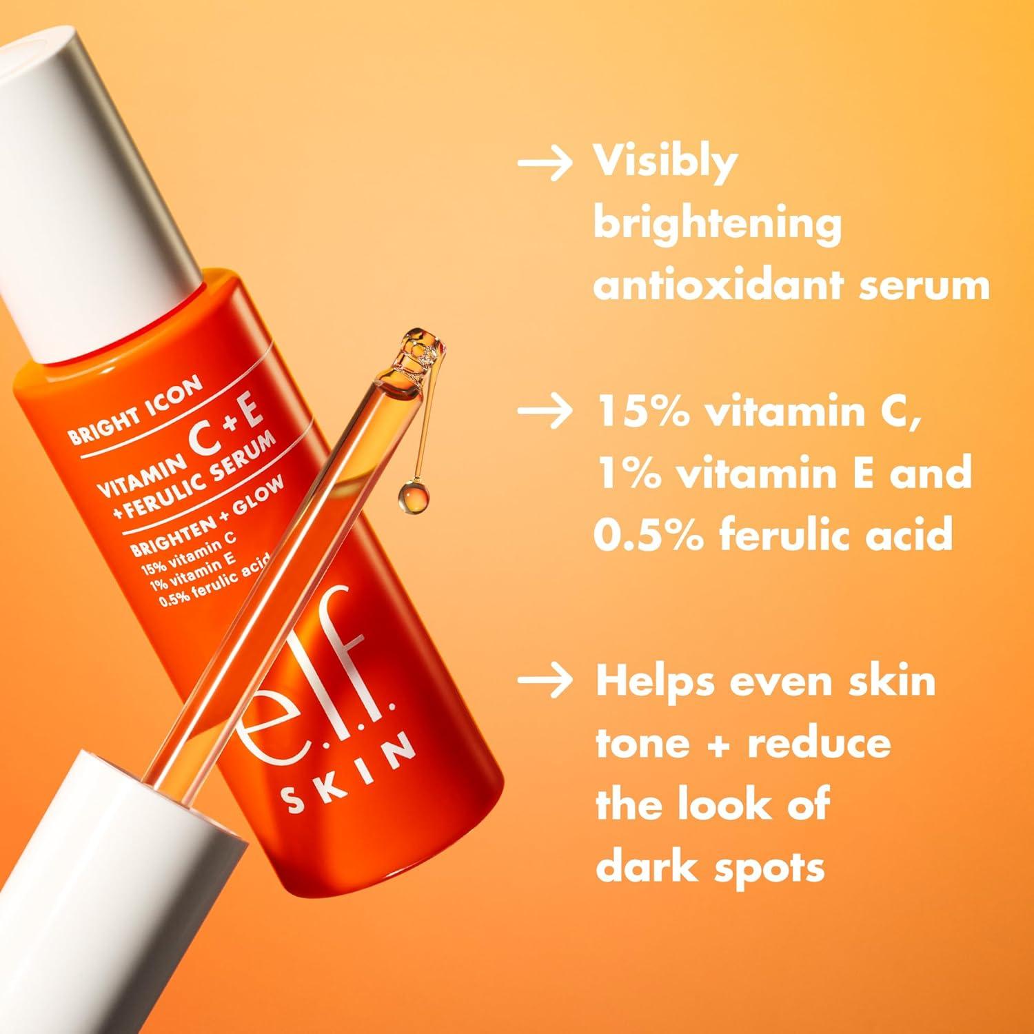 Suero Facial Iluminador e.l.f. SKIN 15% Vitamina C 14.79 ml