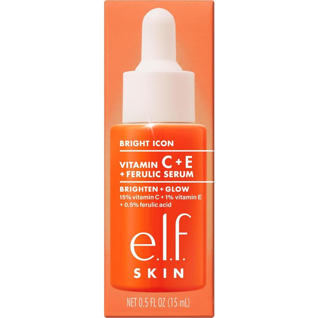 Suero Facial Iluminador e.l.f. SKIN 15% Vitamina C 14.79 ml