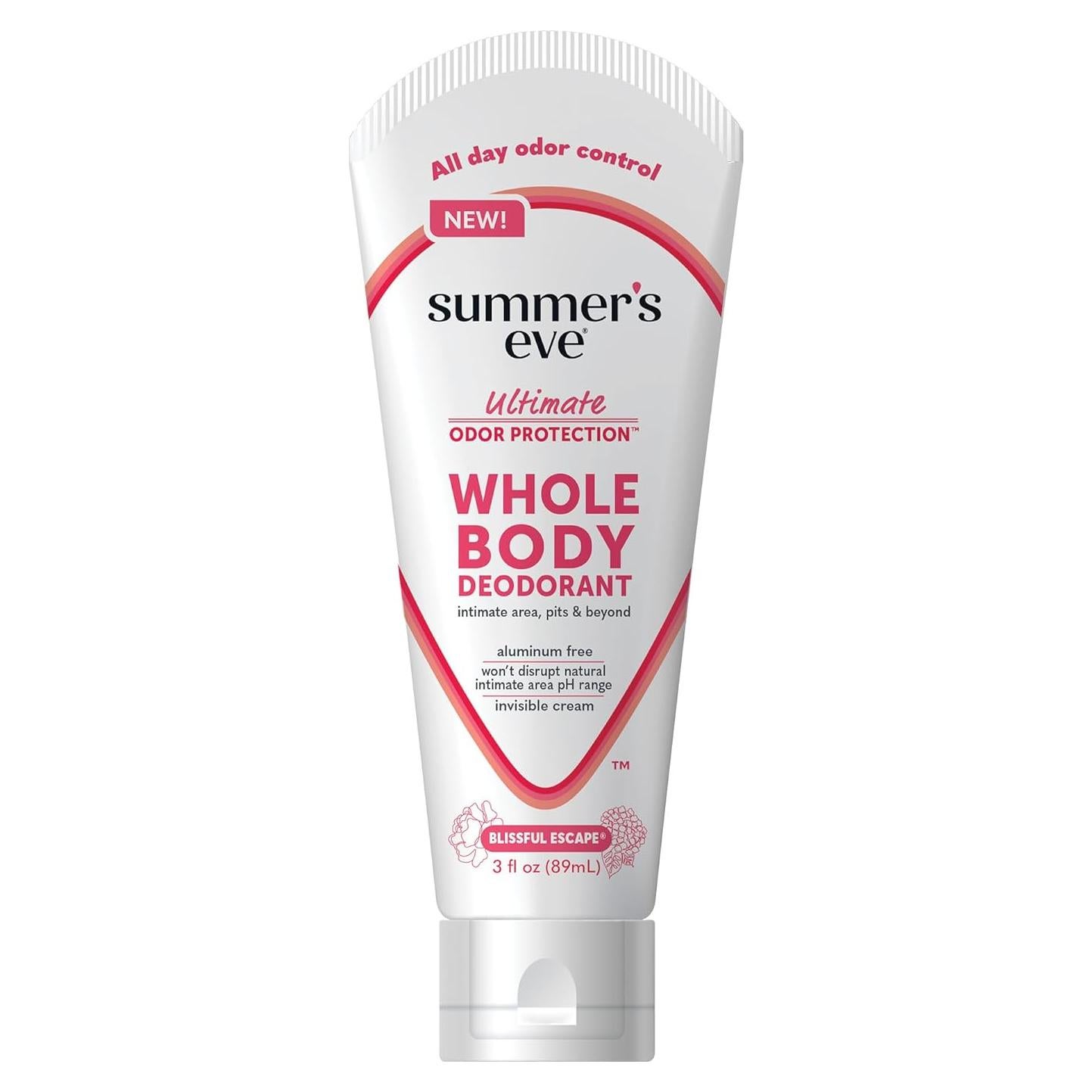 Desodorante Corporal Summer's Eve Blissful Escape 85g Sin Aluminio
