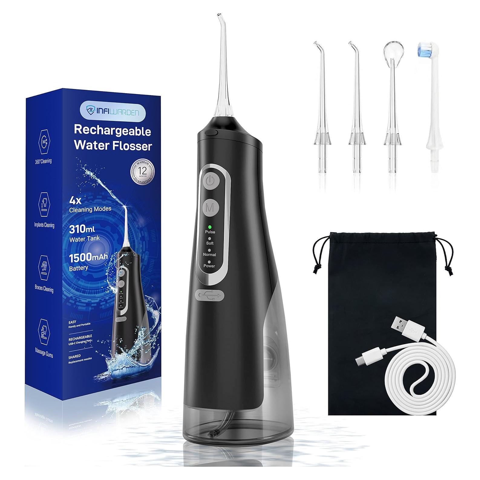 Limpiador Dental Portátil Inalámbrico Infiwarden 310ml IPX7