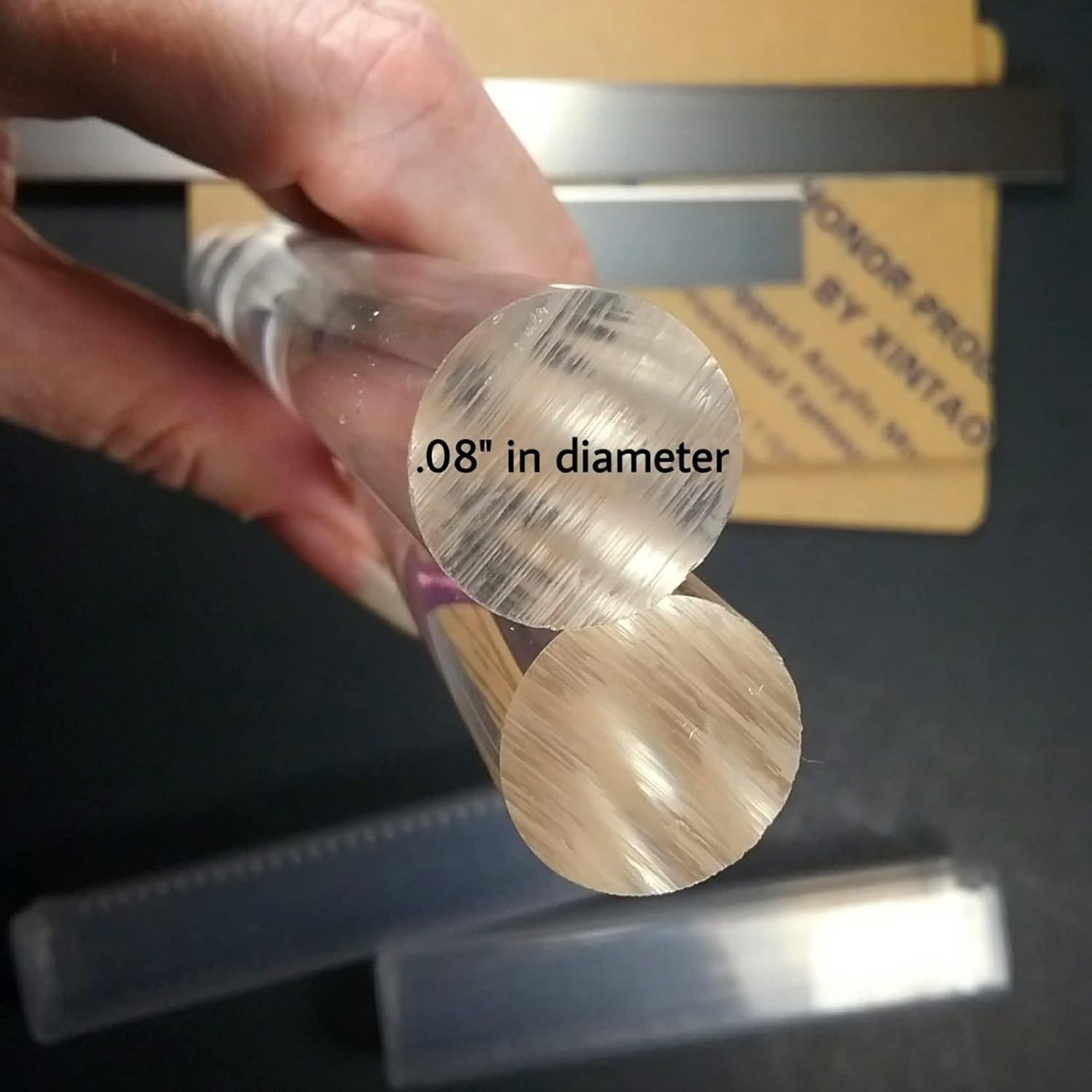 Rodillos Acrílicos DIYOOHOMY con Anillos de Grosor 3mm y 5mm