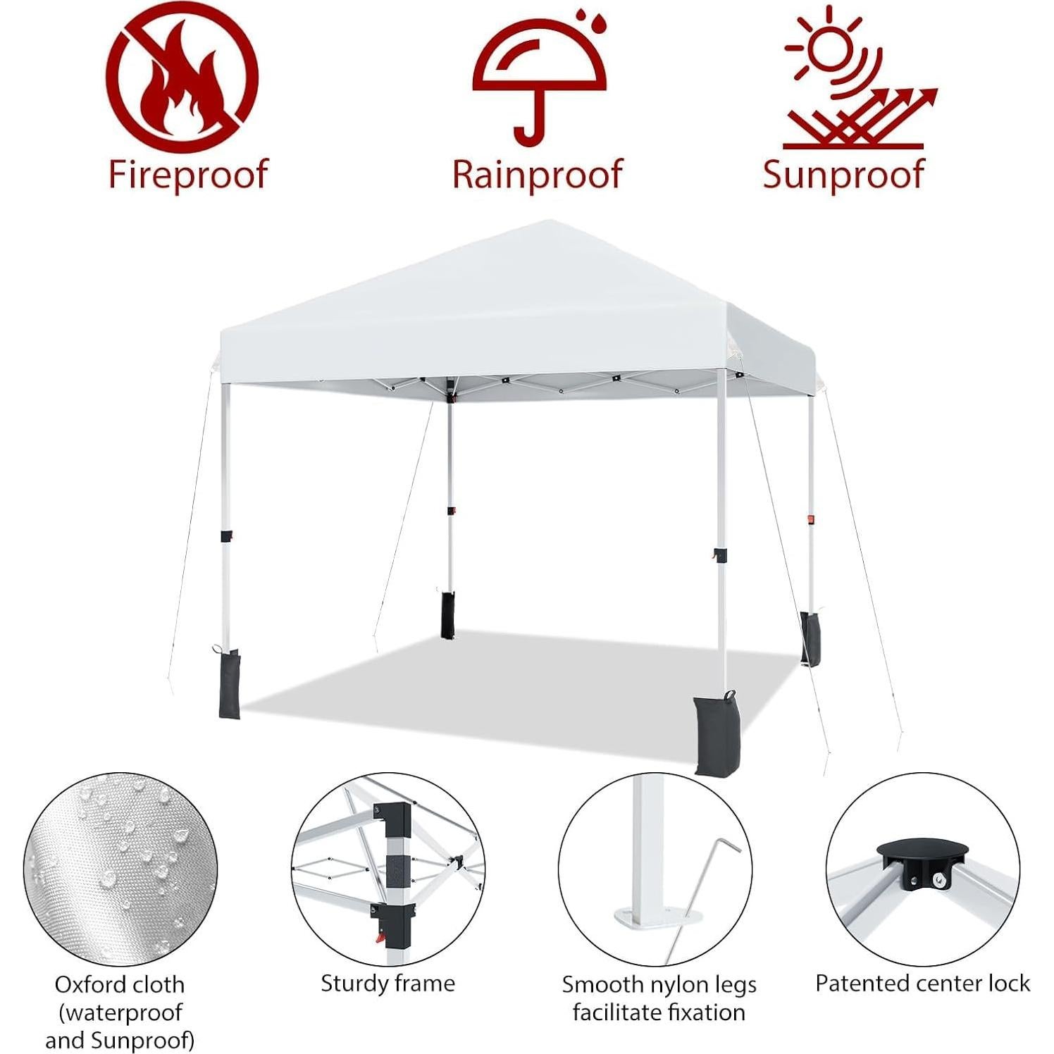 Carpa Plegable 3x3 m YardYonder - Gran Sombra para Eventos