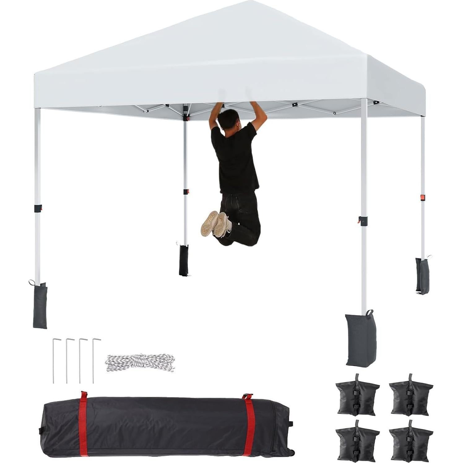 Carpa Plegable 3x3 m YardYonder - Gran Sombra para Eventos