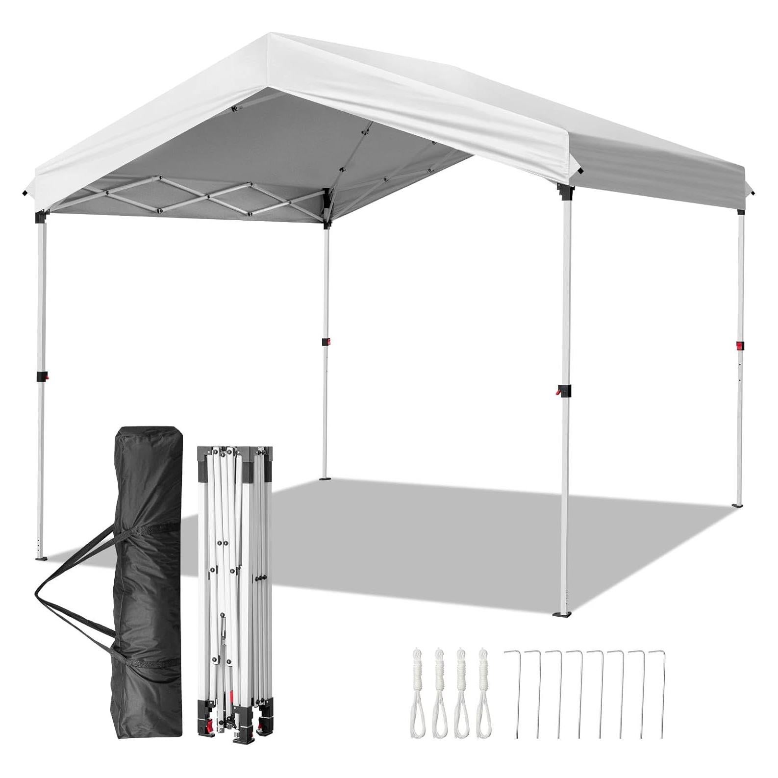 Carpa Plegable MIEELOM 3x3m Impermeable Blanca para Eventos