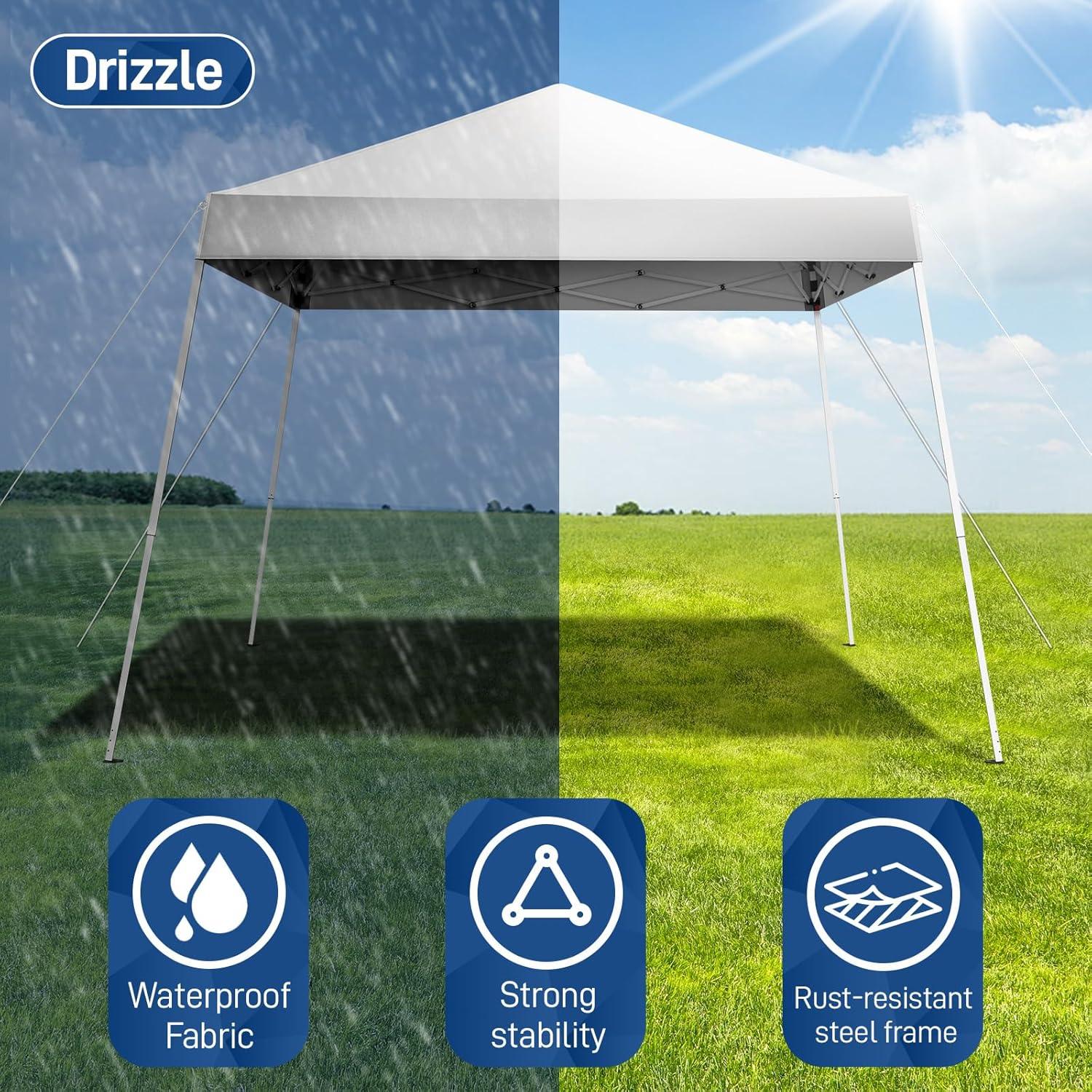 Carpa Plegable Pop Up Gearvato 3x3m Impermeable Blanca