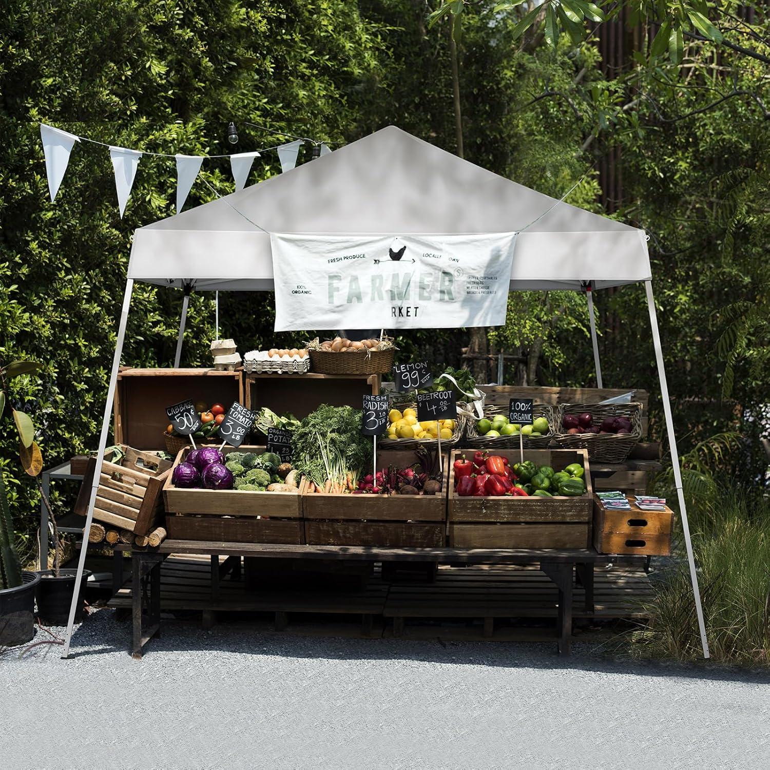 Carpa Plegable Pop Up Gearvato 3x3m Impermeable Blanca