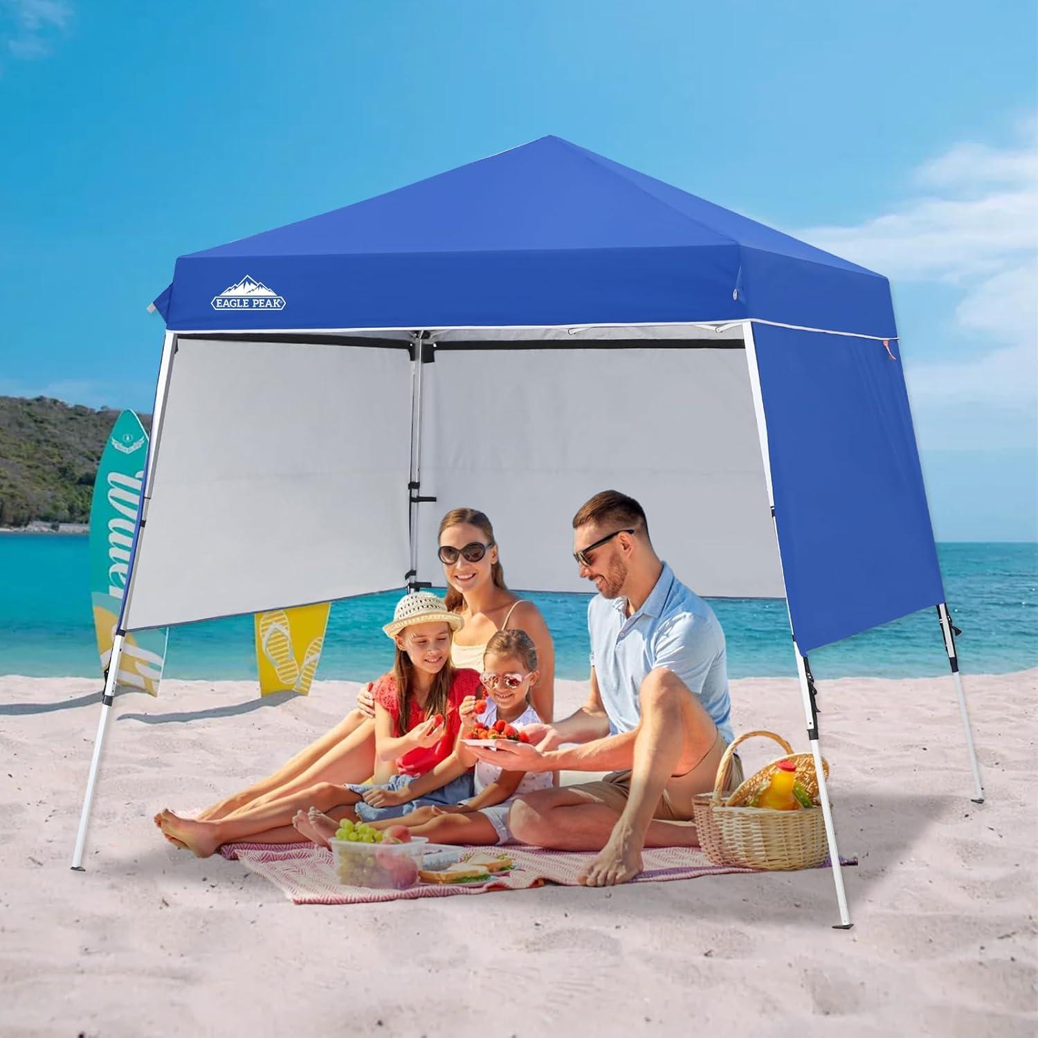 Carpa Pop Up EAGLE PEAK 8x8 Plegable Aluminio Azul